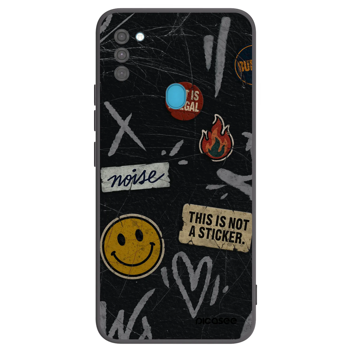 Picasee husă neagră din silicon pentru Samsung Galaxy M11 - STICKERS x TAGS