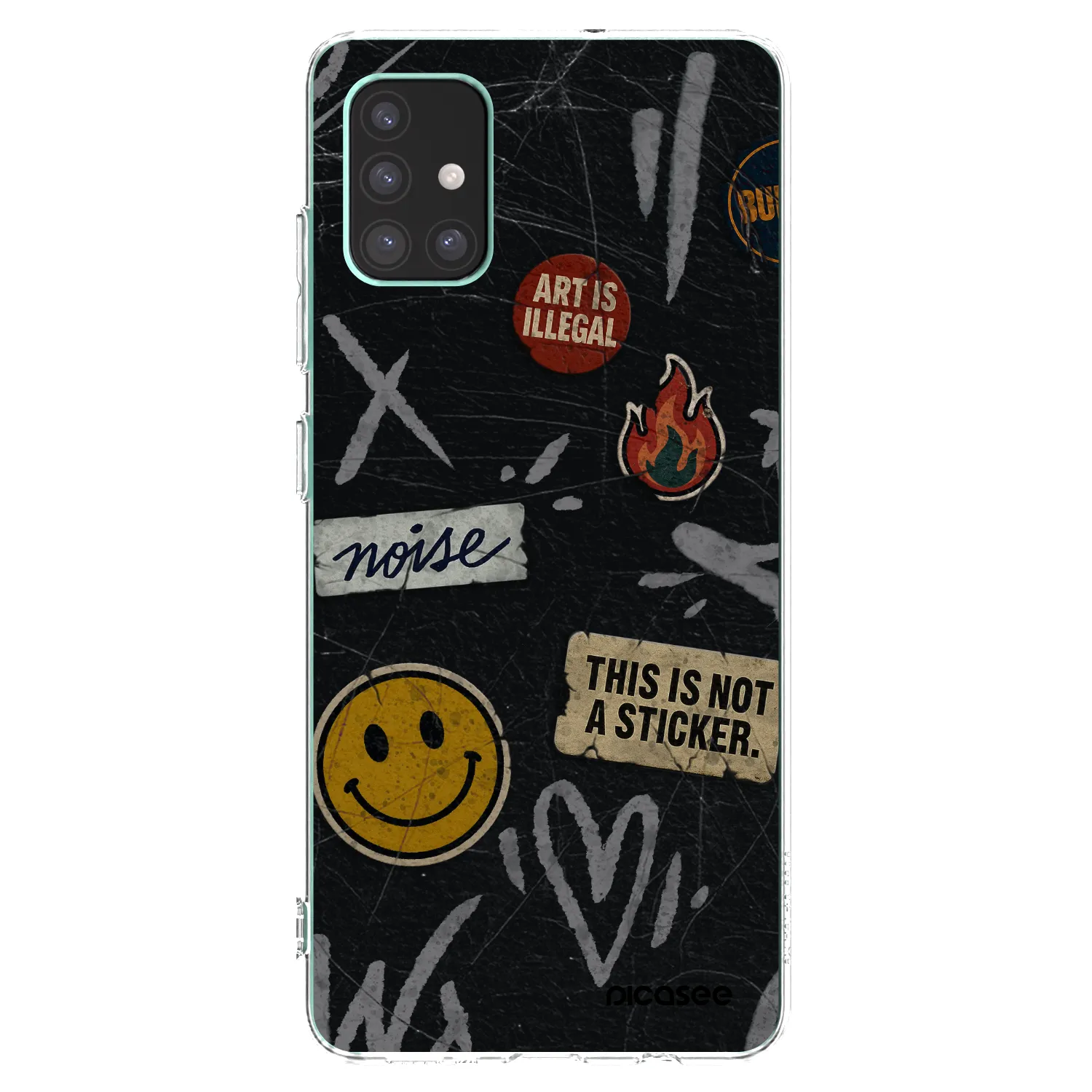 Picasee husă transparentă din silicon pentru Samsung Galaxy M51 M515F - STICKERS x TAGS