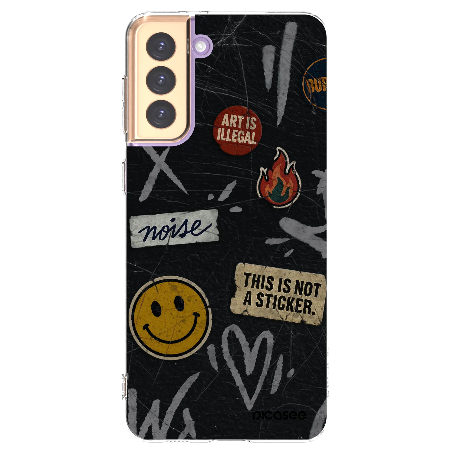 Picasee husă transparentă din silicon pentru Samsung Galaxy S21+ 5G G996F - STICKERS x TAGS