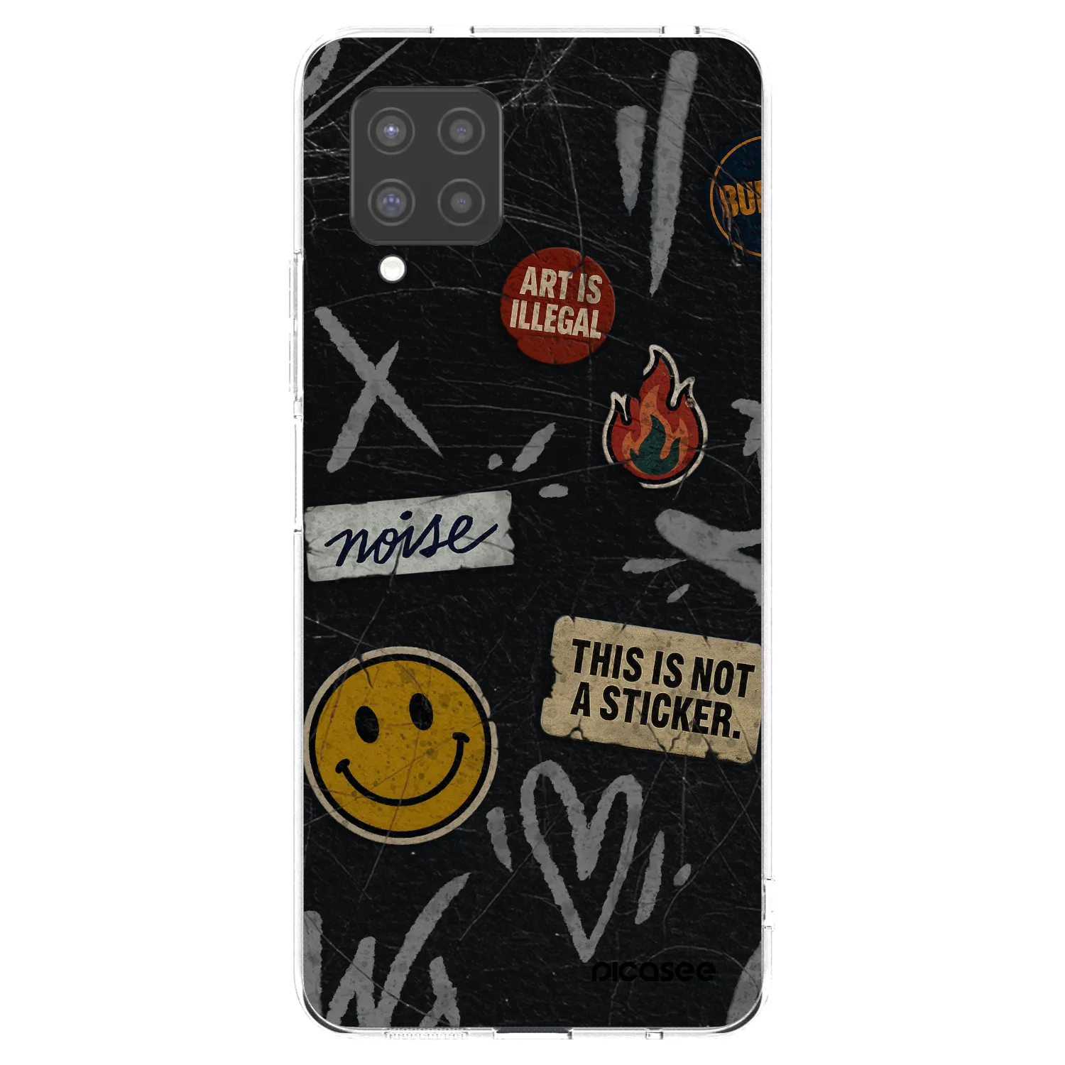 Picasee husă transparentă din silicon pentru Samsung Galaxy A42 A426B - STICKERS x TAGS