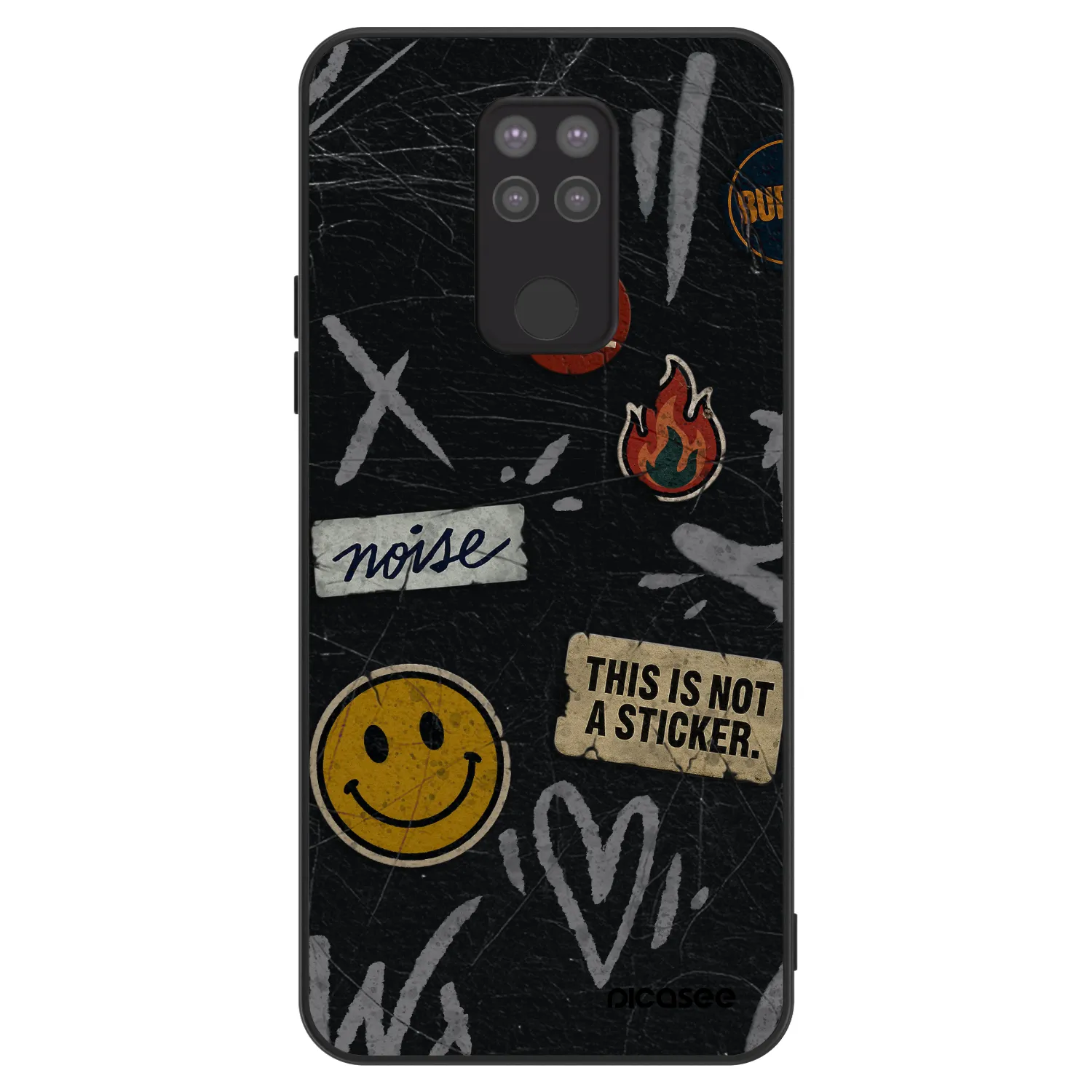 Picasee ULTIMATE CASE pentru Xiaomi Redmi Note 9 - STICKERS x TAGS