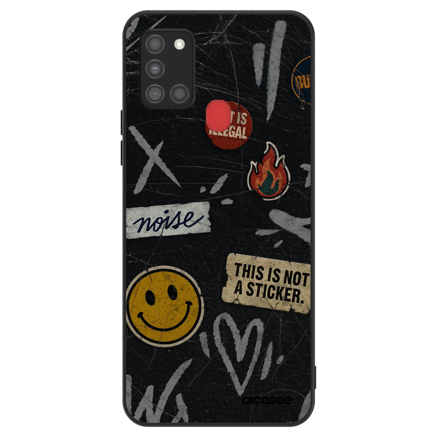 Picasee ULTIMATE CASE pentru Samsung Galaxy A21s - STICKERS x TAGS