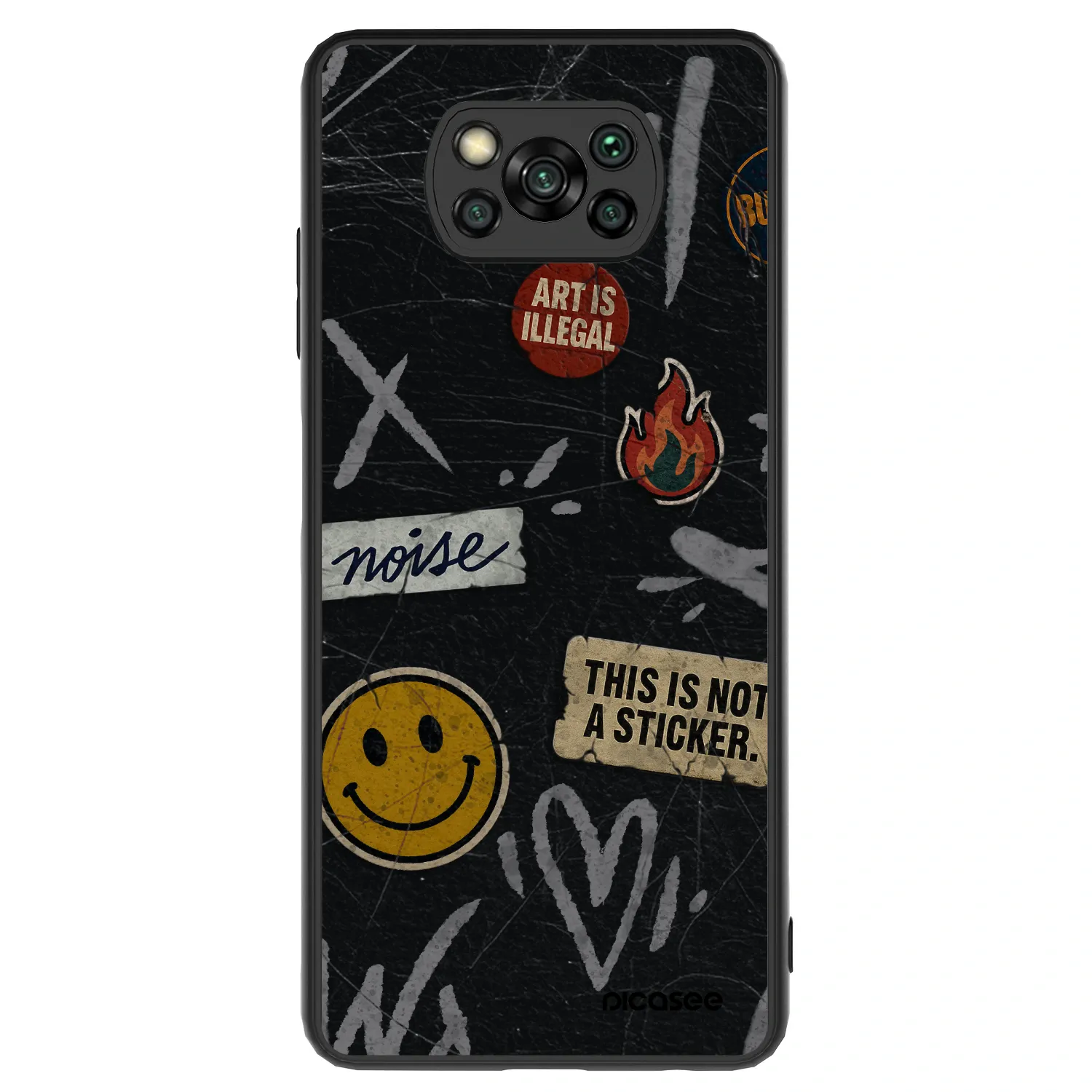 Picasee ULTIMATE CASE pentru Xiaomi Poco X3 - STICKERS x TAGS