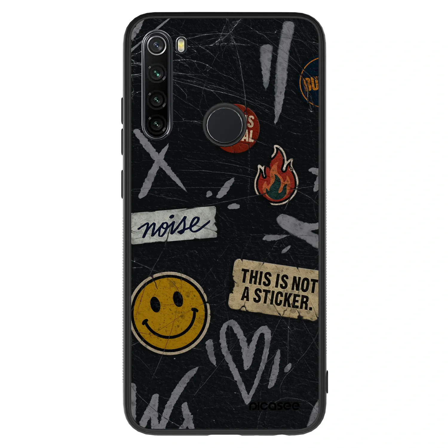Picasee ULTIMATE CASE pentru Xiaomi Redmi Note 8 - STICKERS x TAGS