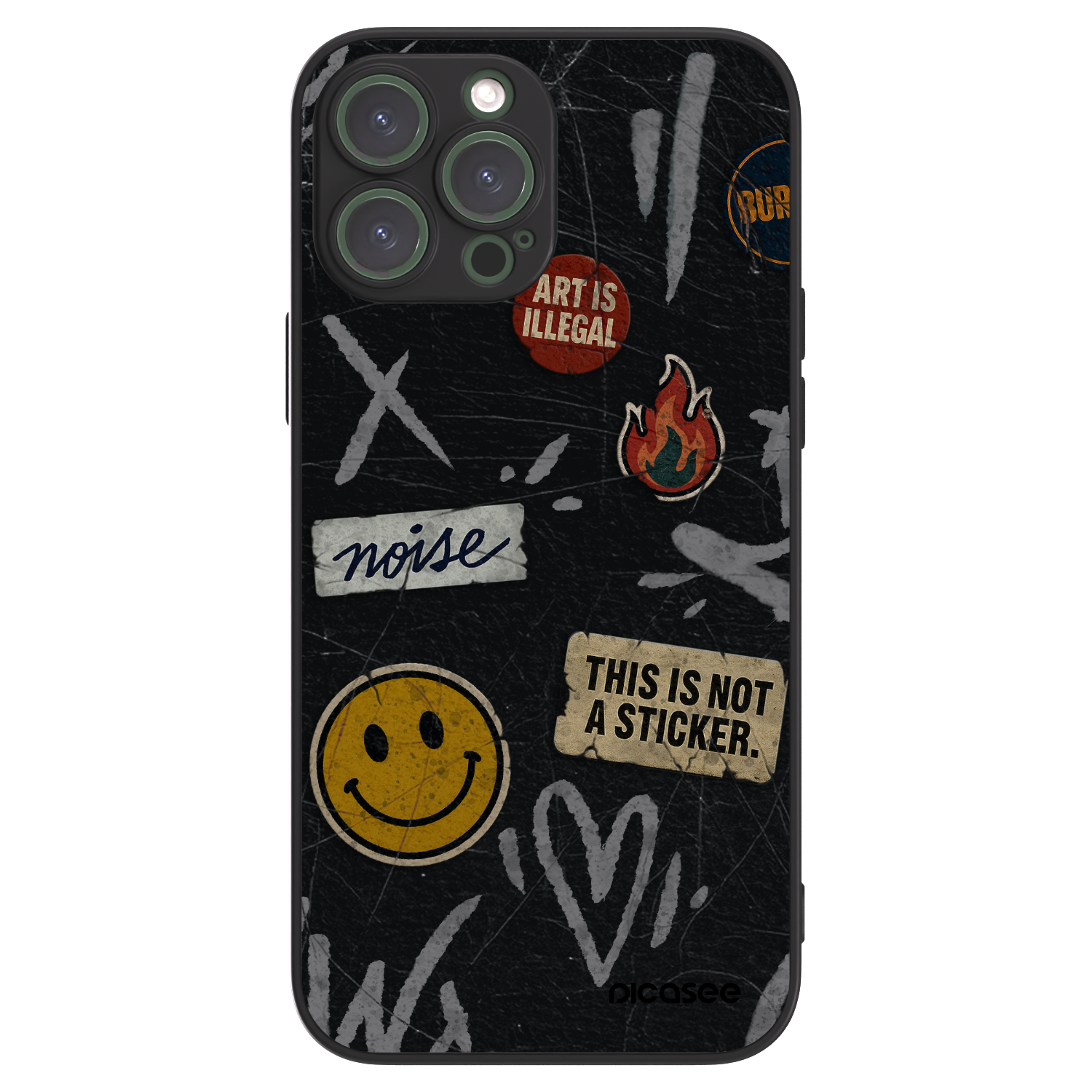 Picasee ULTIMATE CASE pentru Apple iPhone 13 Pro Max - STICKERS x TAGS