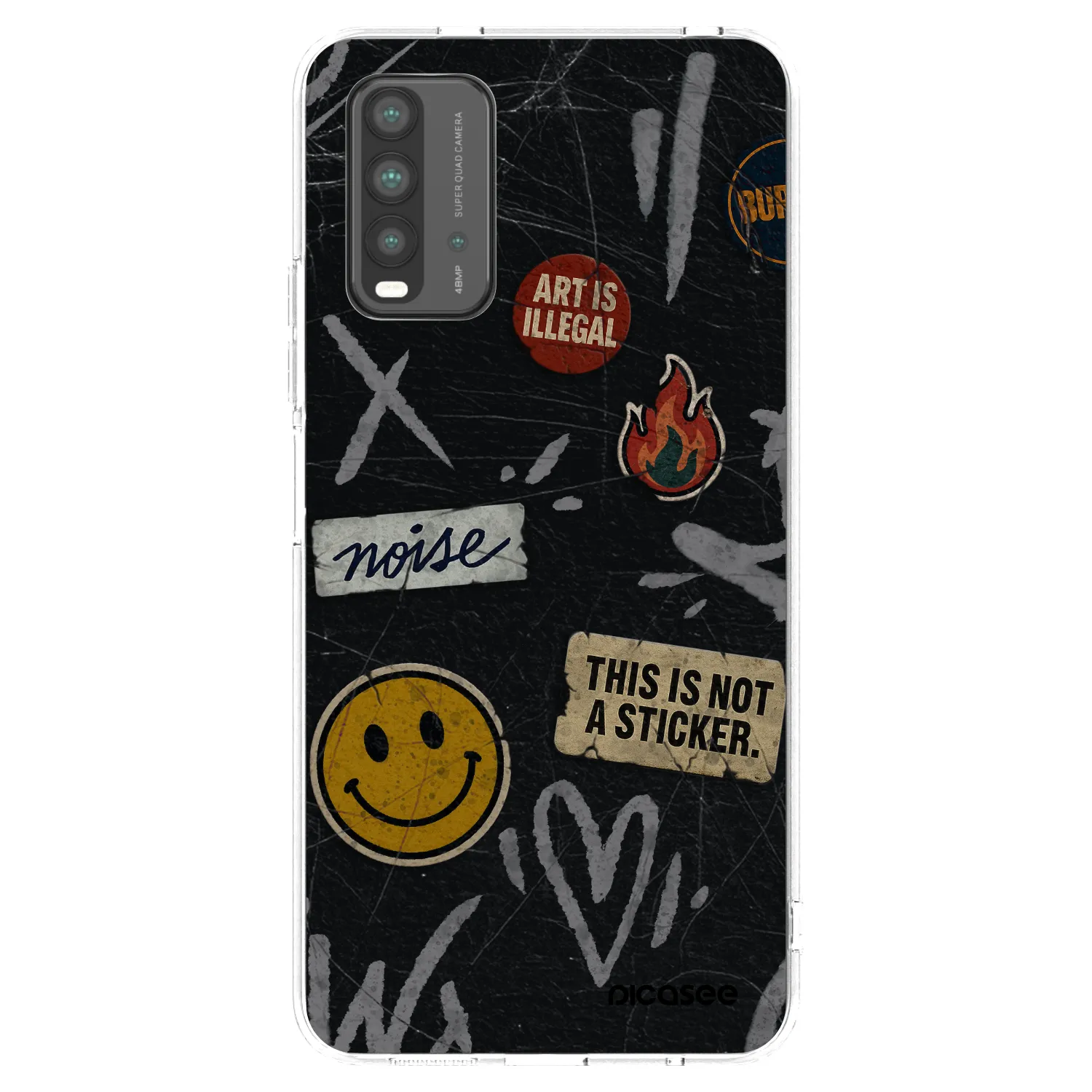 Picasee husă transparentă din silicon pentru Xiaomi Redmi 9T - STICKERS x TAGS