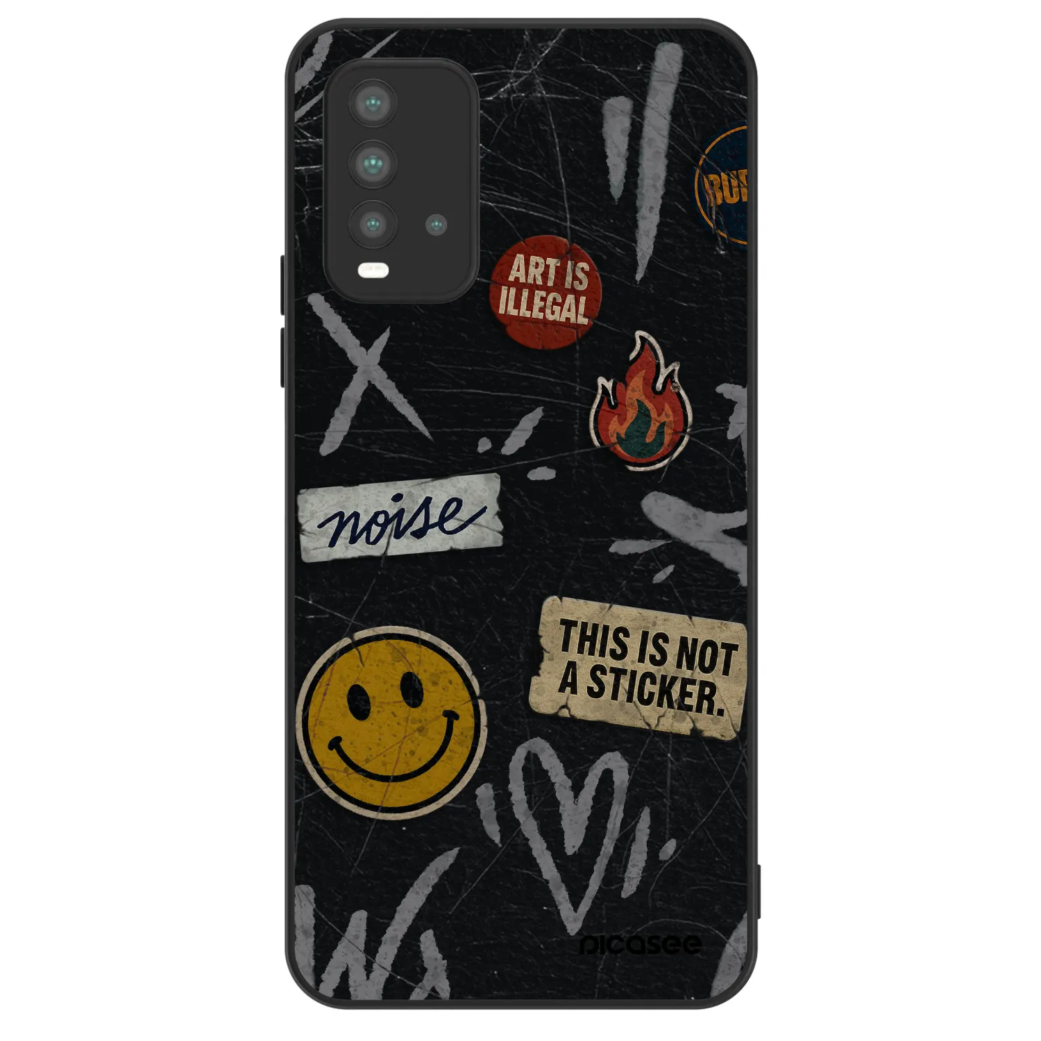 Picasee ULTIMATE CASE pentru Xiaomi Redmi 9T - STICKERS x TAGS