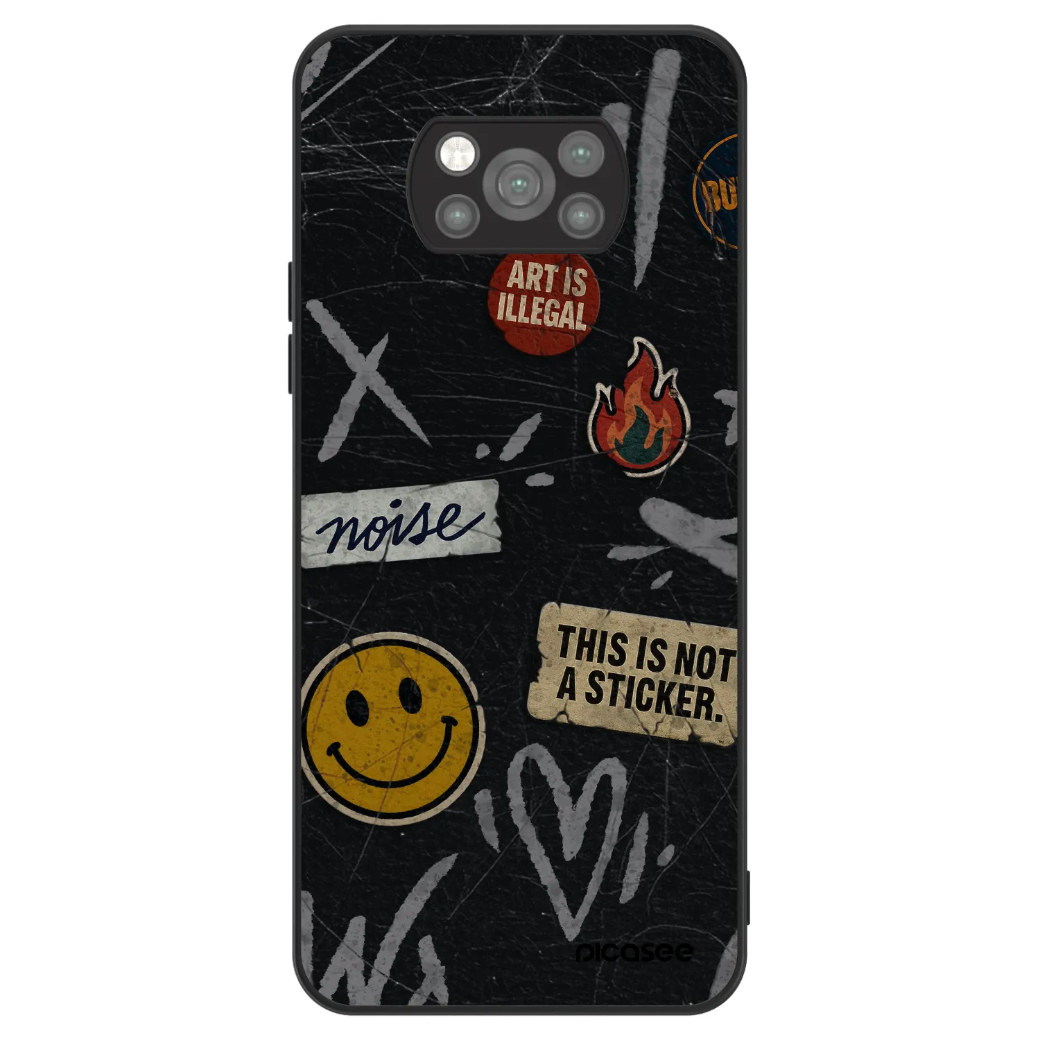 Picasee ULTIMATE CASE pentru Xiaomi Poco X3 Pro - STICKERS x TAGS