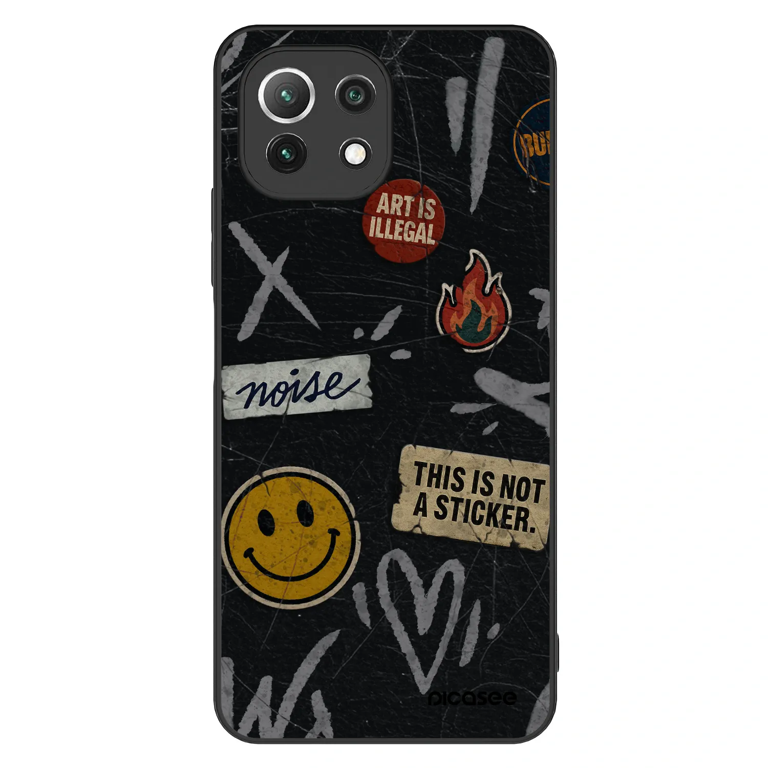 Picasee ULTIMATE CASE pentru Xiaomi Mi 11 Lite - STICKERS x TAGS