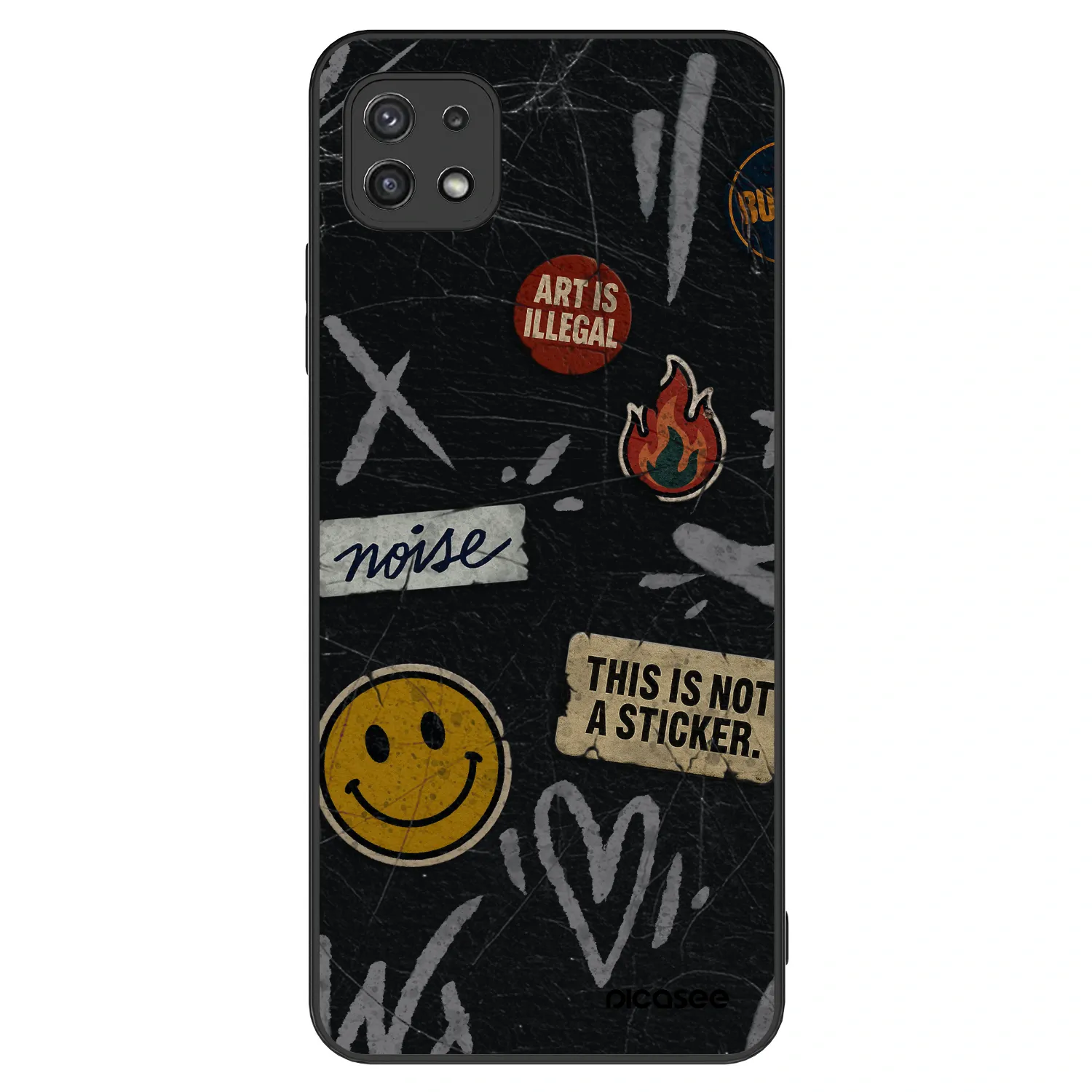 Picasee ULTIMATE CASE pentru Samsung Galaxy A22 A226B 5G - STICKERS x TAGS