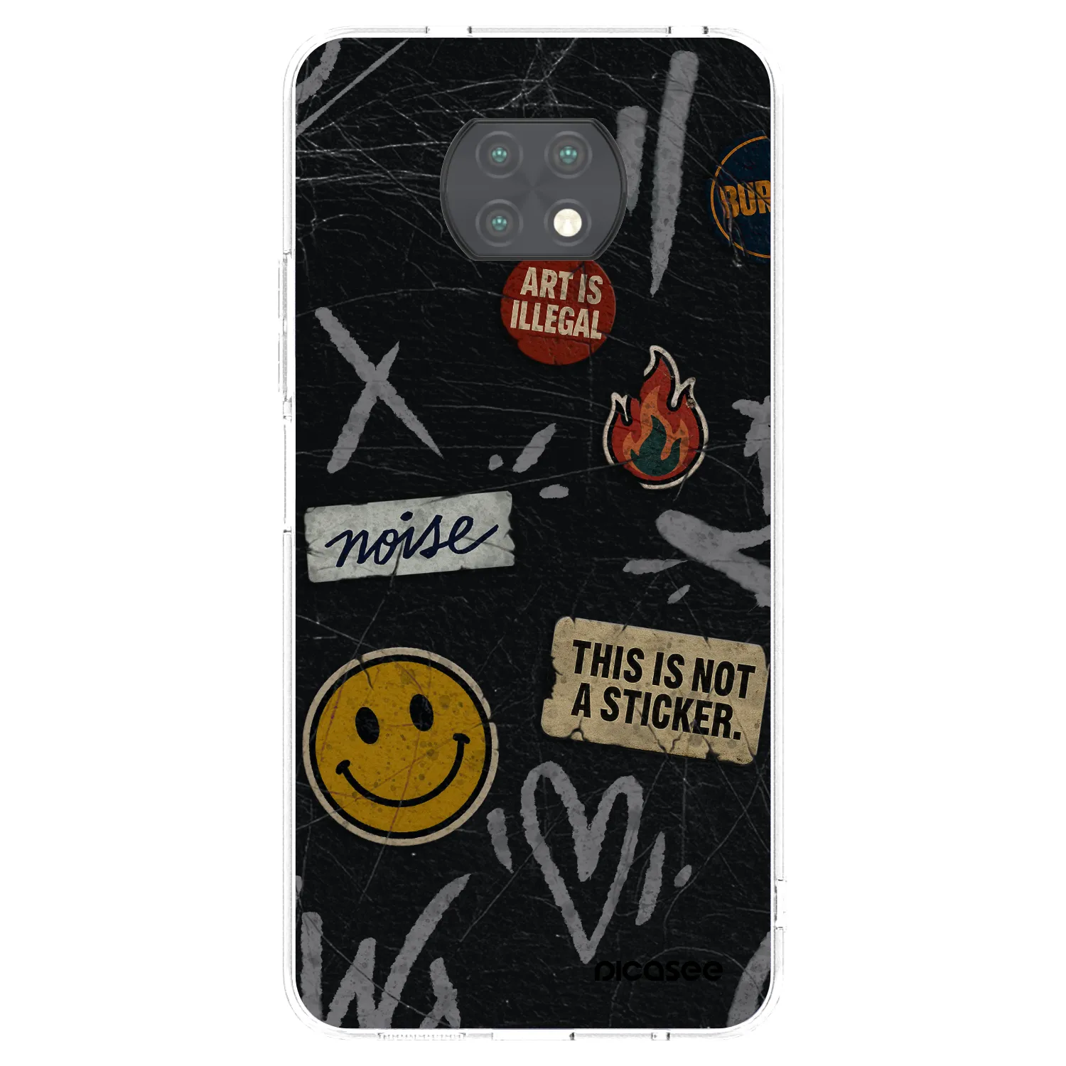 Picasee husă transparentă din silicon pentru Xiaomi Redmi Note 9T - STICKERS x TAGS