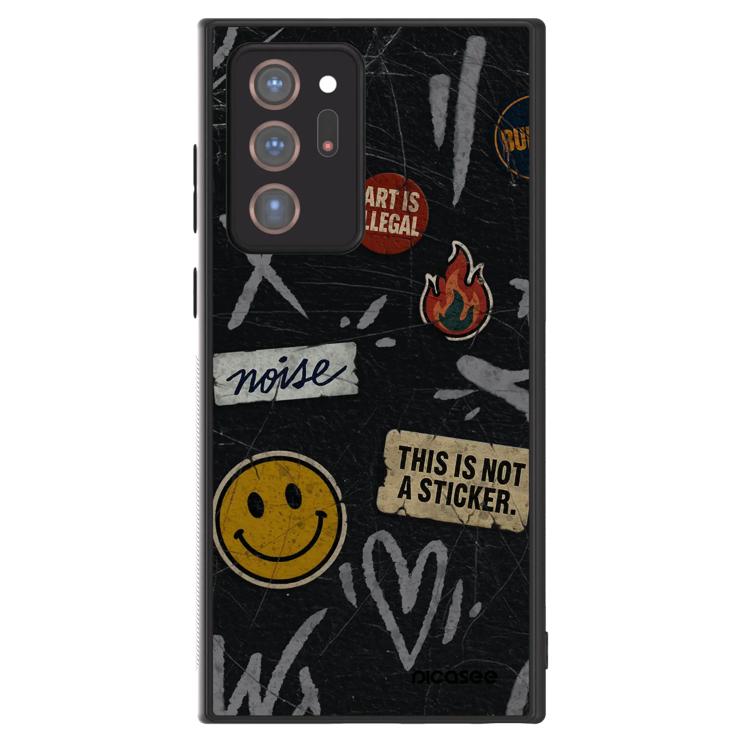 Picasee ULTIMATE CASE pentru Samsung Galaxy Note 20 Ultra - STICKERS x TAGS