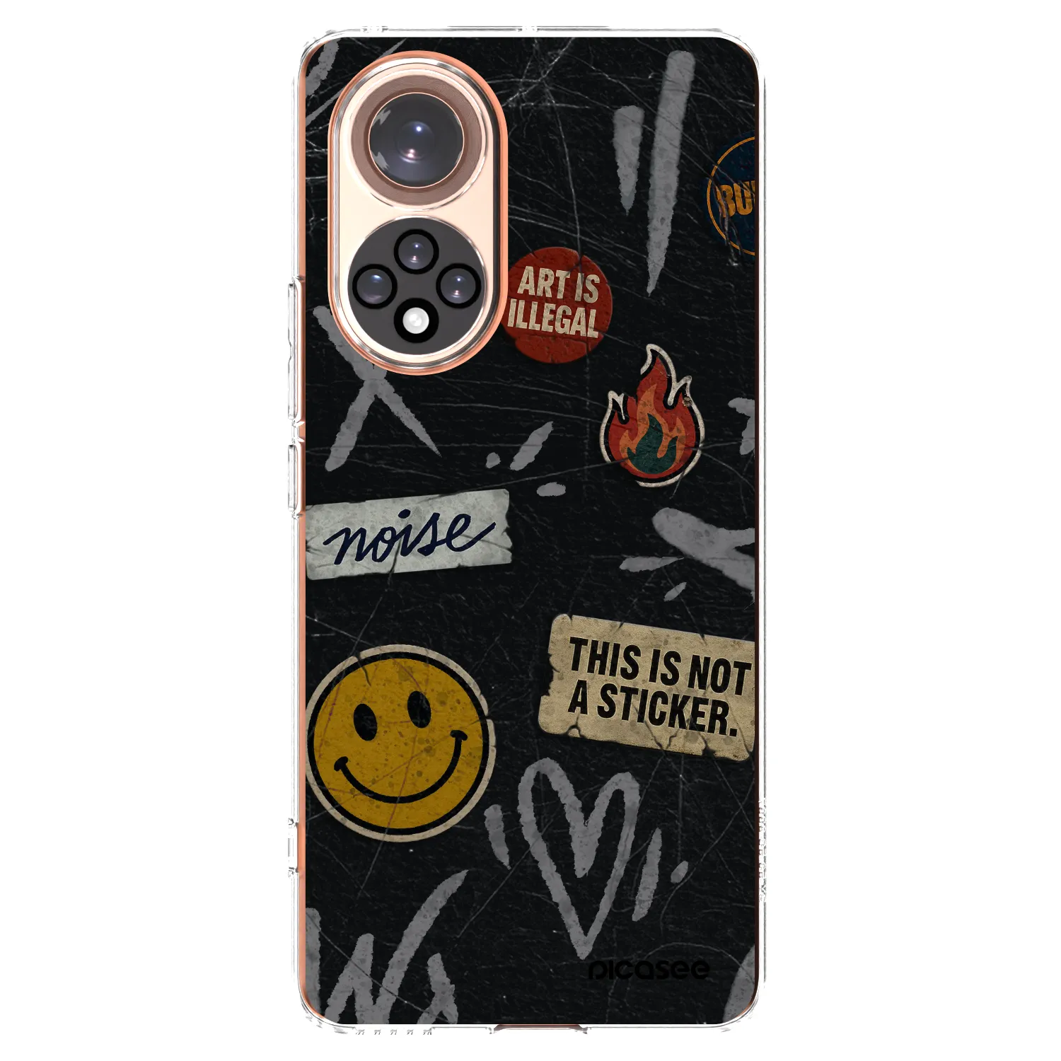 Picasee husă transparentă din silicon pentru Honor 50 5G - STICKERS x TAGS