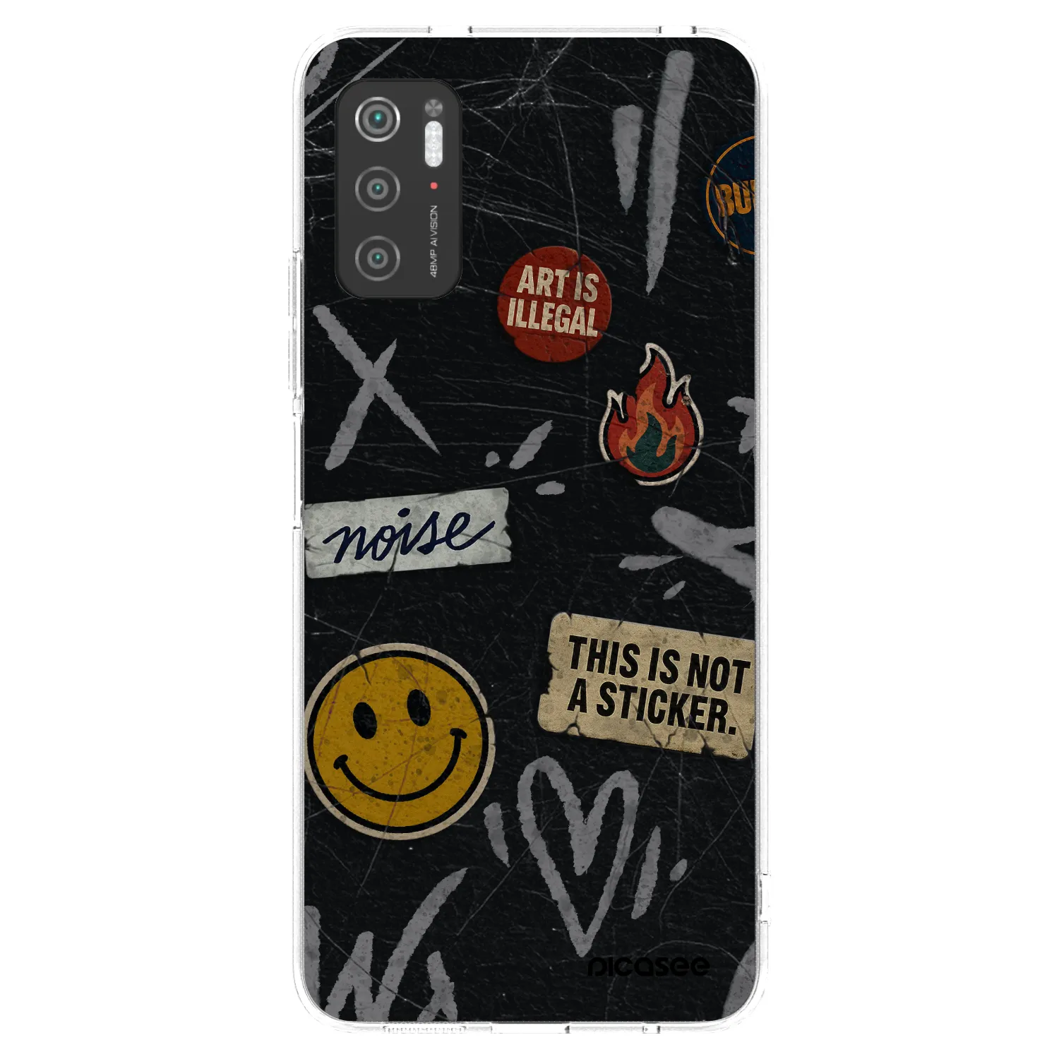 Picasee husă transparentă din silicon pentru Xiaomi Poco M3 Pro 5G - STICKERS x TAGS