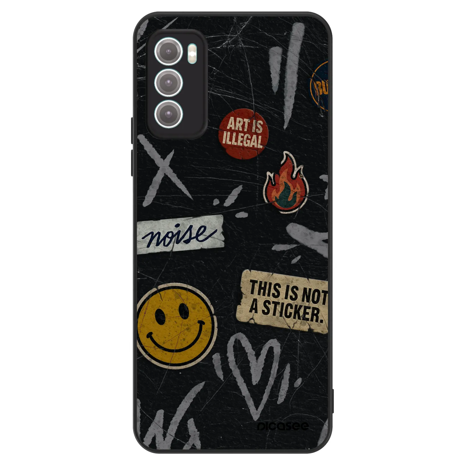 Picasee ULTIMATE CASE pentru Motorola Moto G60 - STICKERS x TAGS