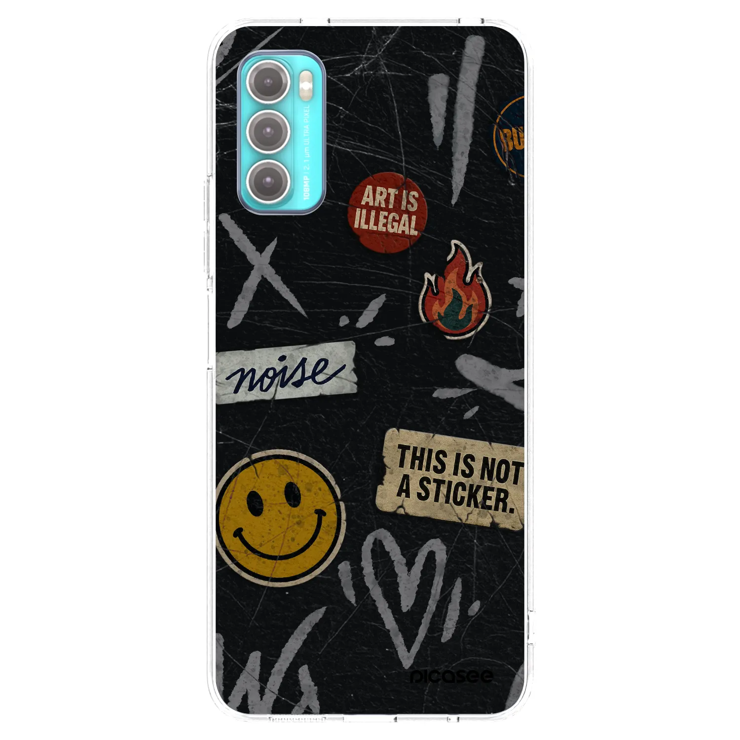 Picasee husă transparentă din silicon pentru Motorola Moto G60 - STICKERS x TAGS