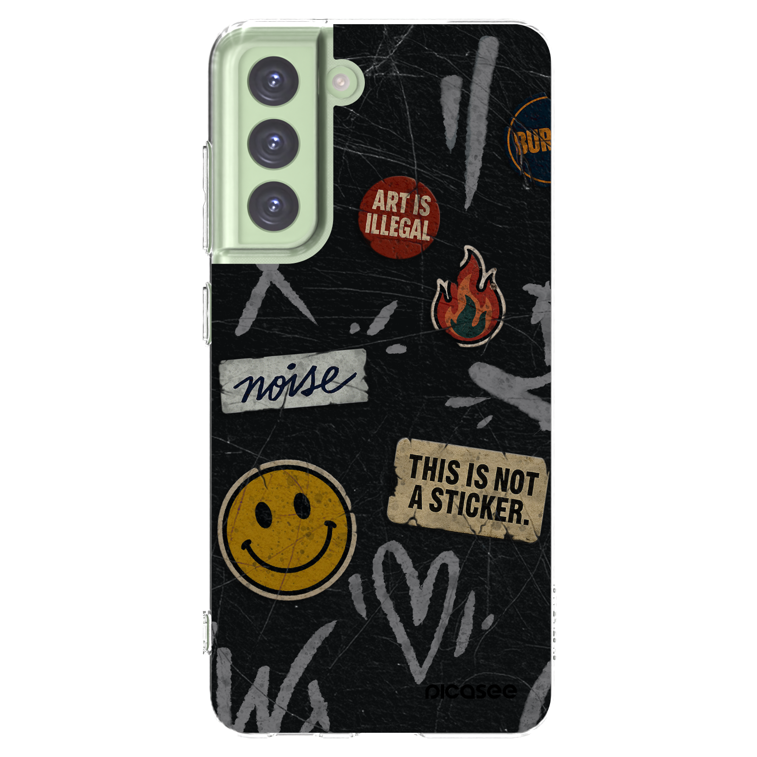 Picasee husă transparentă din silicon pentru Samsung Galaxy S21 FE 5G - STICKERS x TAGS