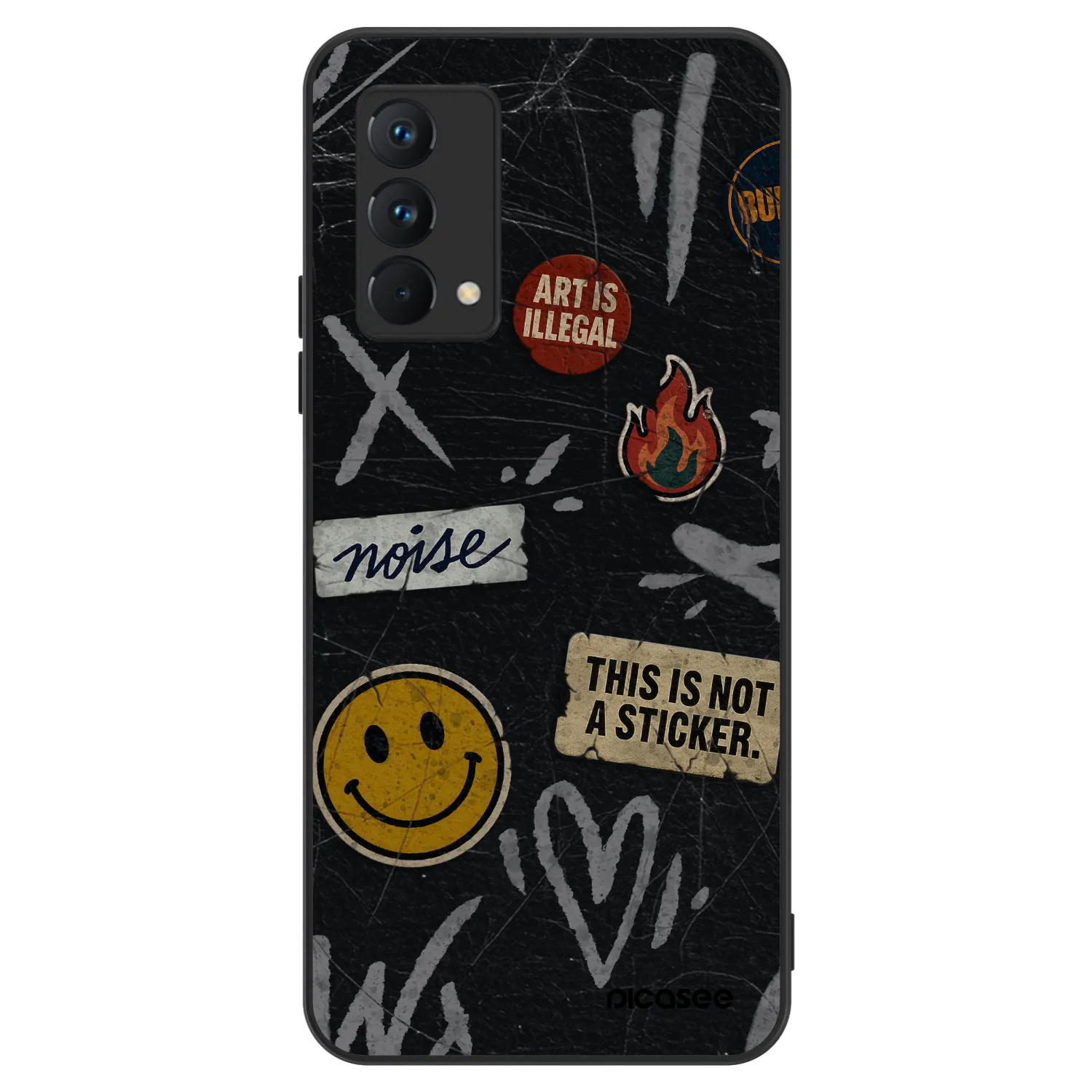 Picasee ULTIMATE CASE pentru Realme GT Master Edition 5G - STICKERS x TAGS