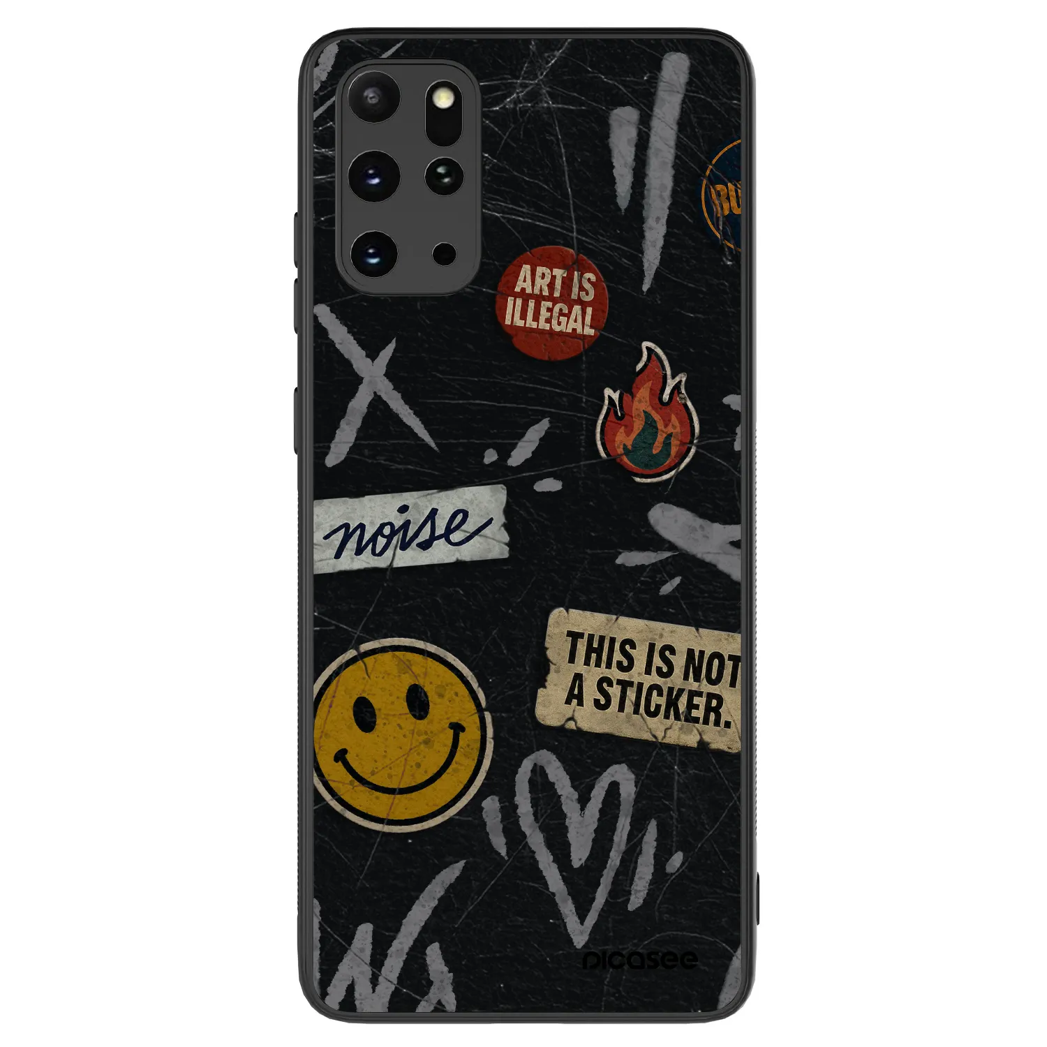 Picasee ULTIMATE CASE pentru Samsung Galaxy S20+ G985F - STICKERS x TAGS