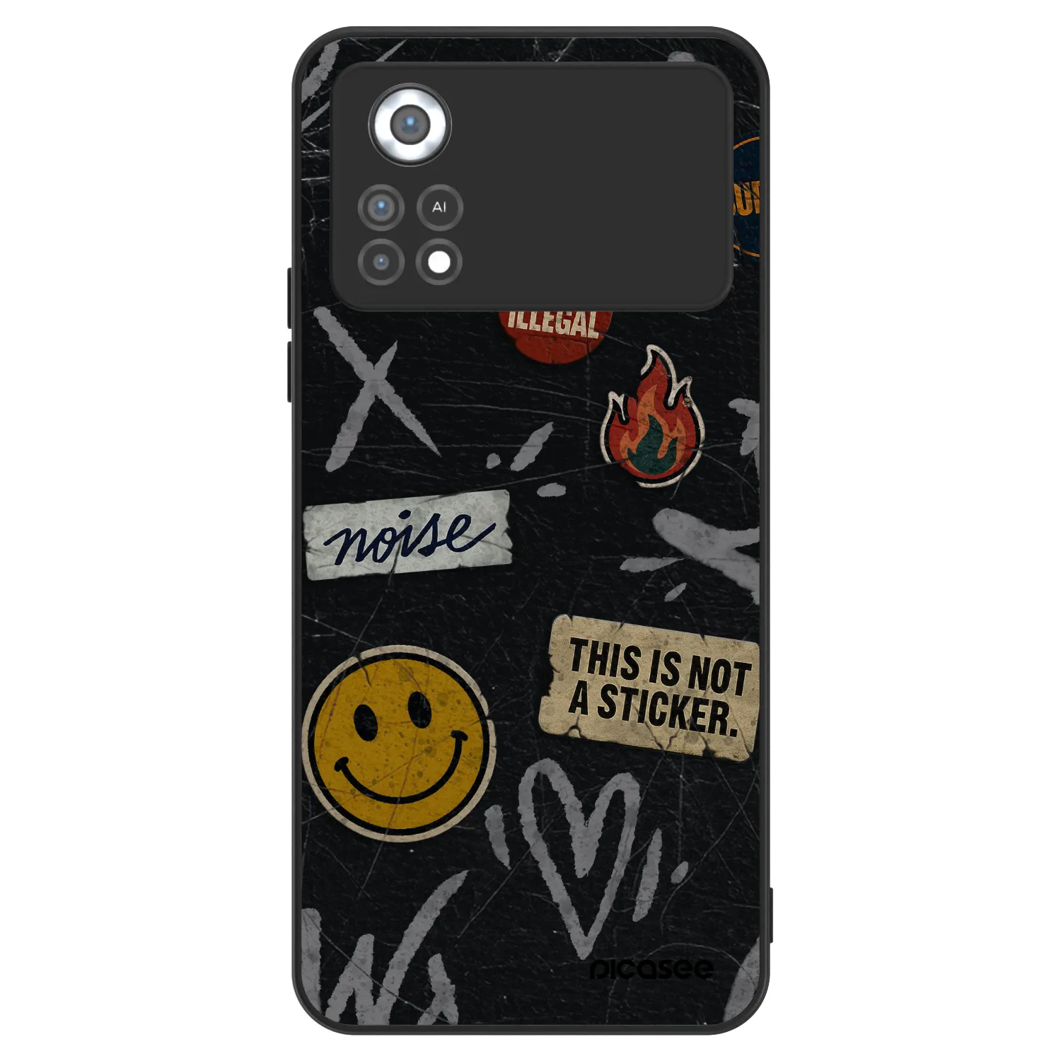 Picasee ULTIMATE CASE pentru Xiaomi Poco X4 Pro 5G - STICKERS x TAGS