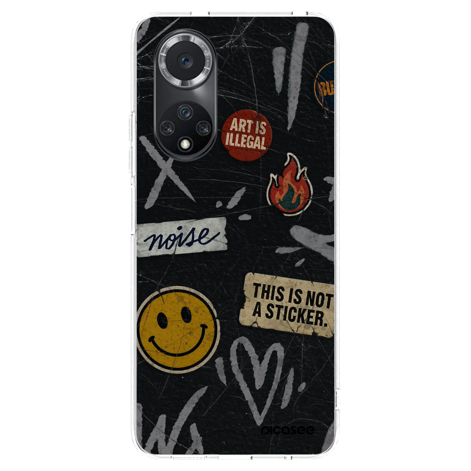 Picasee husă transparentă din silicon pentru Huawei Nova 9 SE - STICKERS x TAGS
