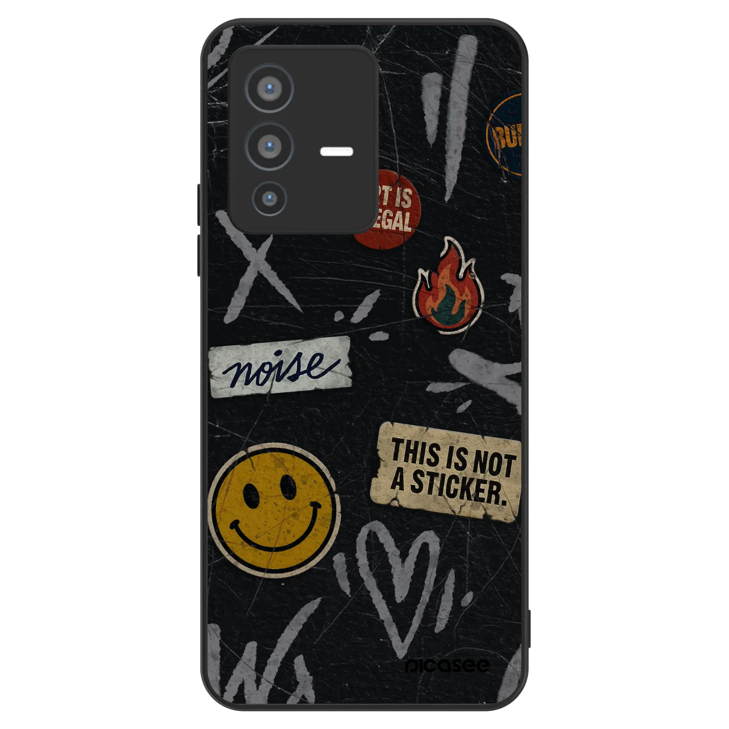 Picasee ULTIMATE CASE pentru Vivo V23 5G - STICKERS x TAGS