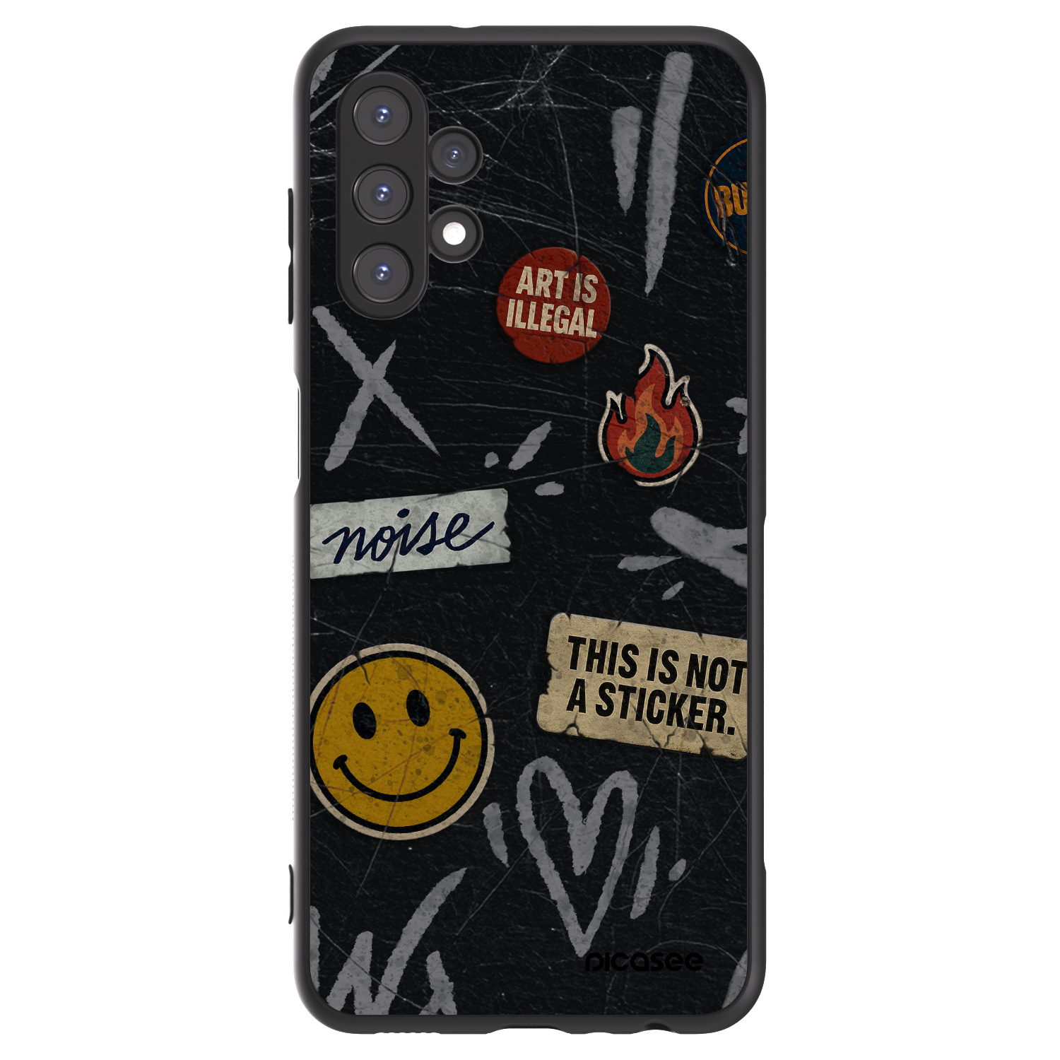 Picasee ULTIMATE CASE pentru Samsung Galaxy A13 4G A135 - STICKERS x TAGS