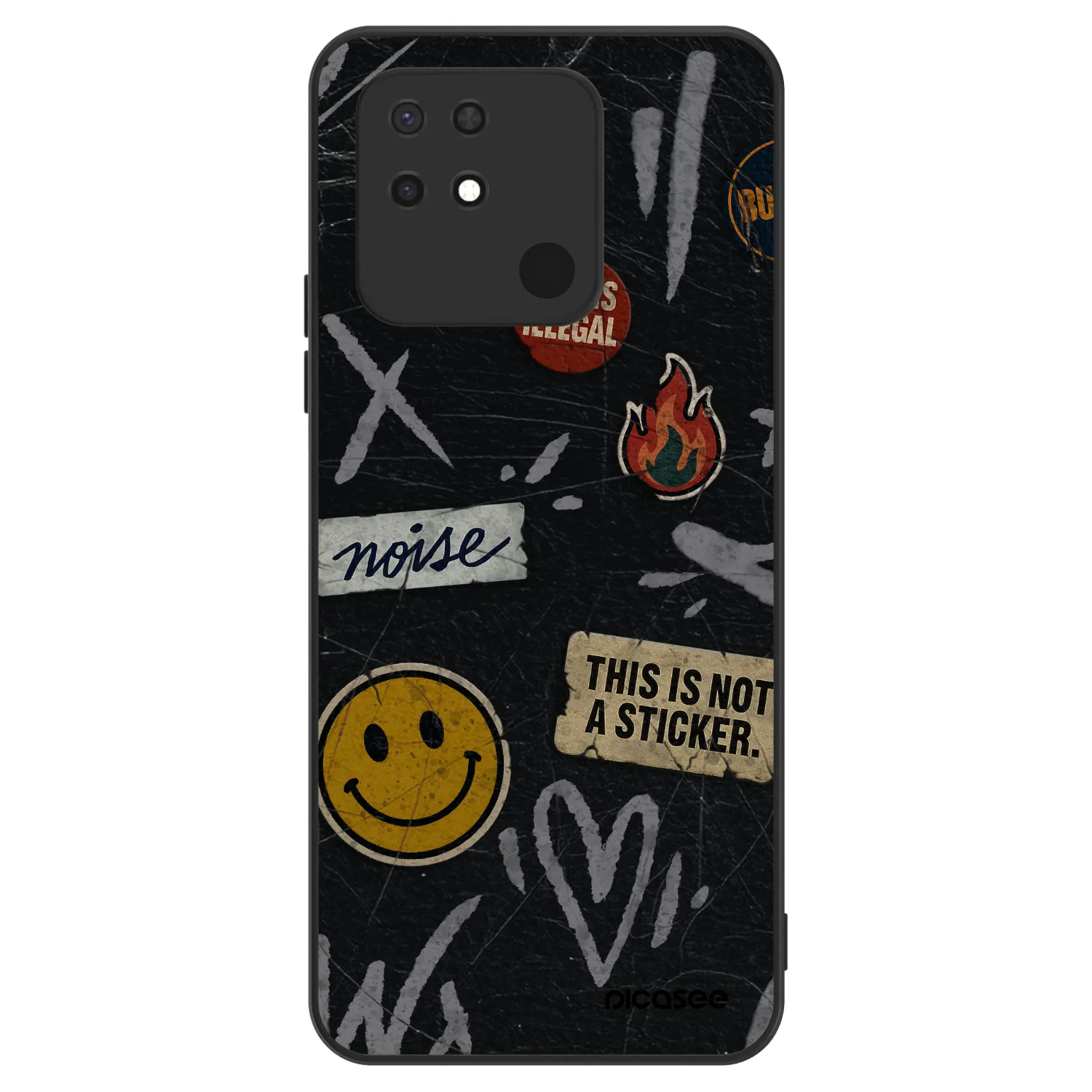 Picasee ULTIMATE CASE pentru Xiaomi Redmi 10C - STICKERS x TAGS