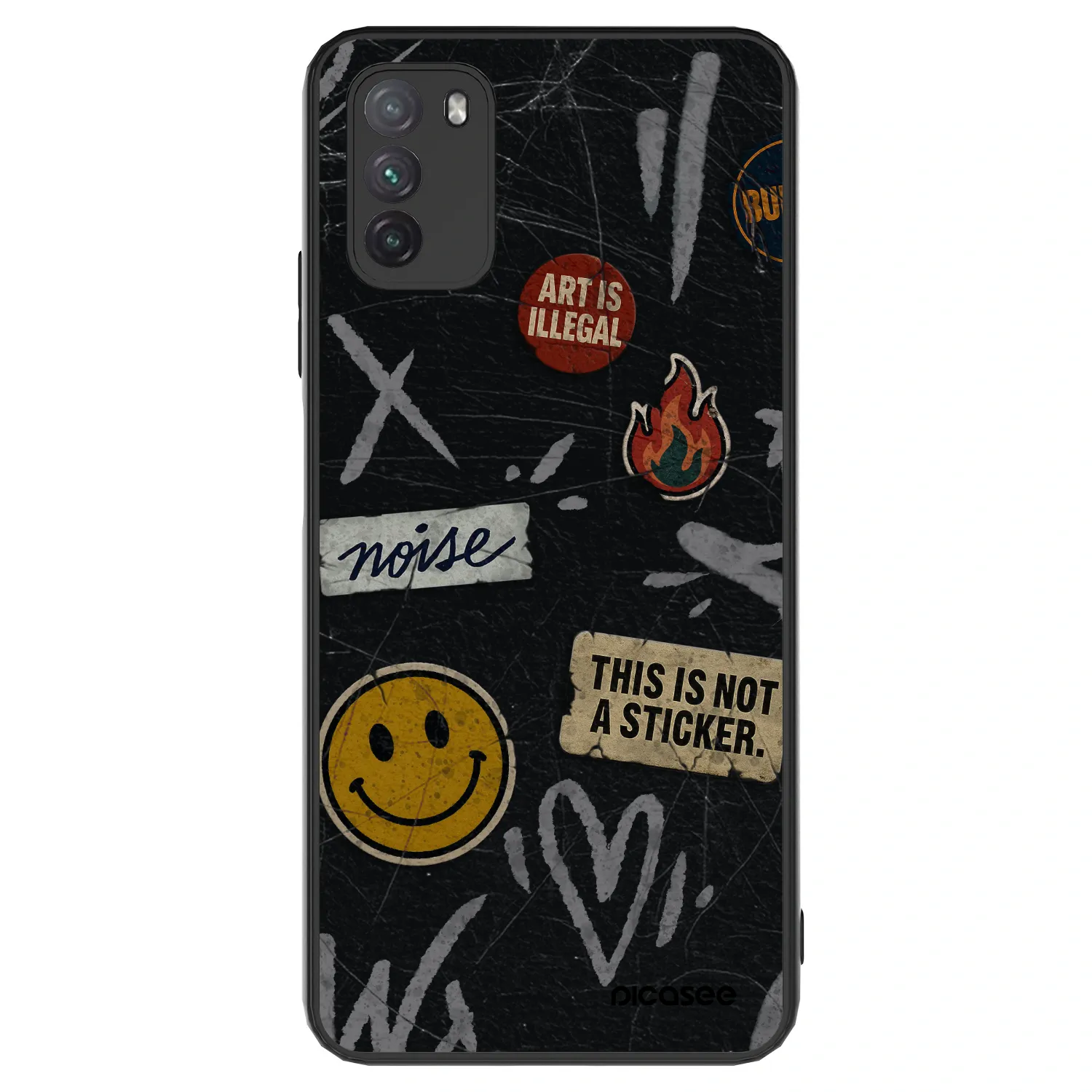 Picasee ULTIMATE CASE pentru Xiaomi Poco M3 - STICKERS x TAGS