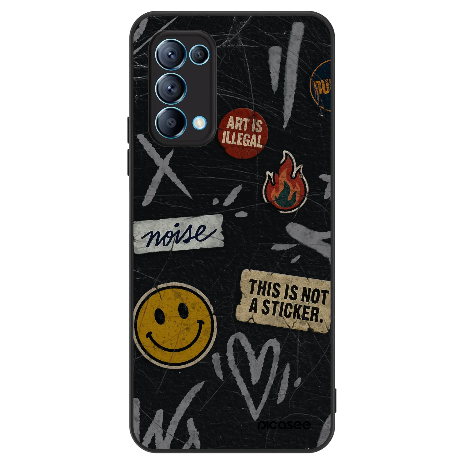 Picasee ULTIMATE CASE pentru OPPO Reno 5 5G - STICKERS x TAGS