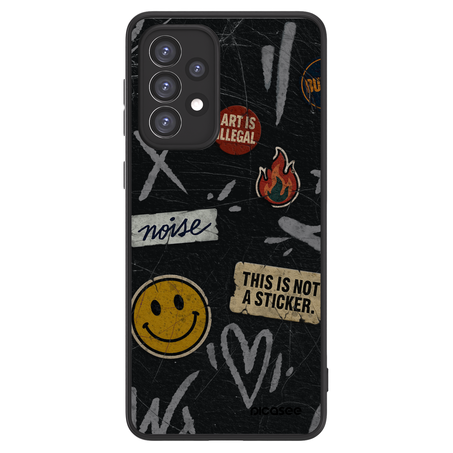 Picasee ULTIMATE CASE pentru Samsung Galaxy A33 5G A336 - STICKERS x TAGS