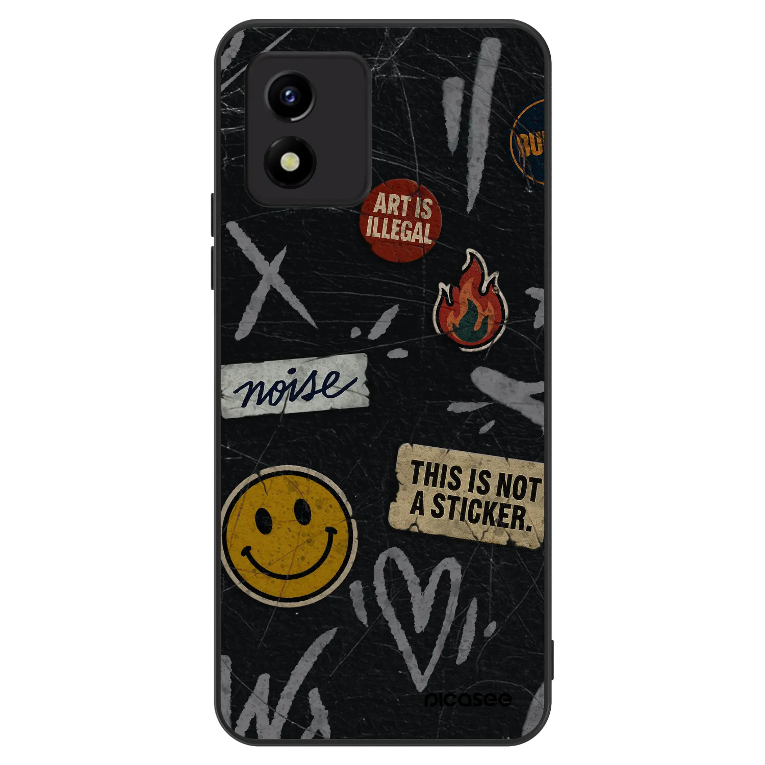 Picasee ULTIMATE CASE pentru Vivo Y01 - STICKERS x TAGS