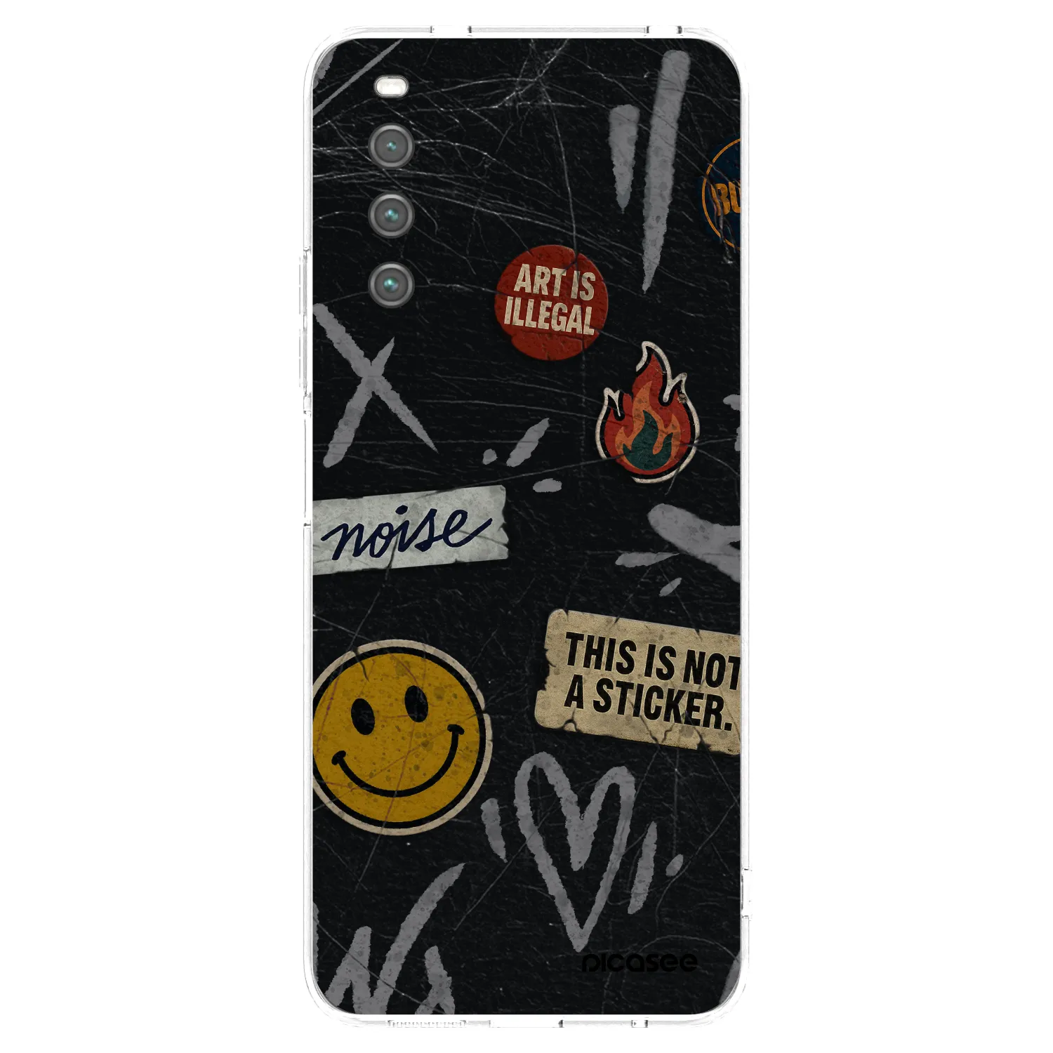 Picasee husă transparentă din silicon pentru Sony Xperia 10 IV 5G - STICKERS x TAGS