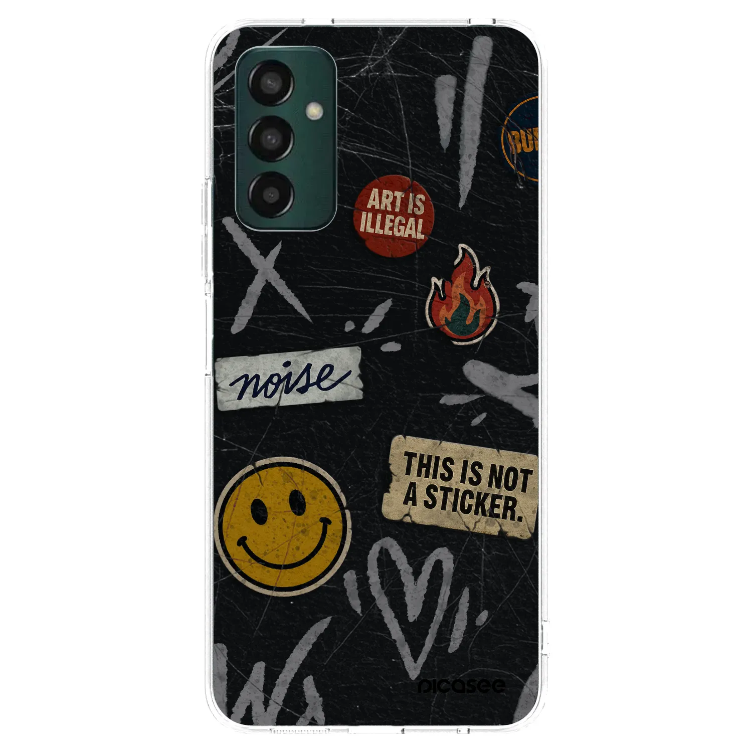 Picasee husă transparentă din silicon pentru Samsung Galaxy M23 5G - STICKERS x TAGS