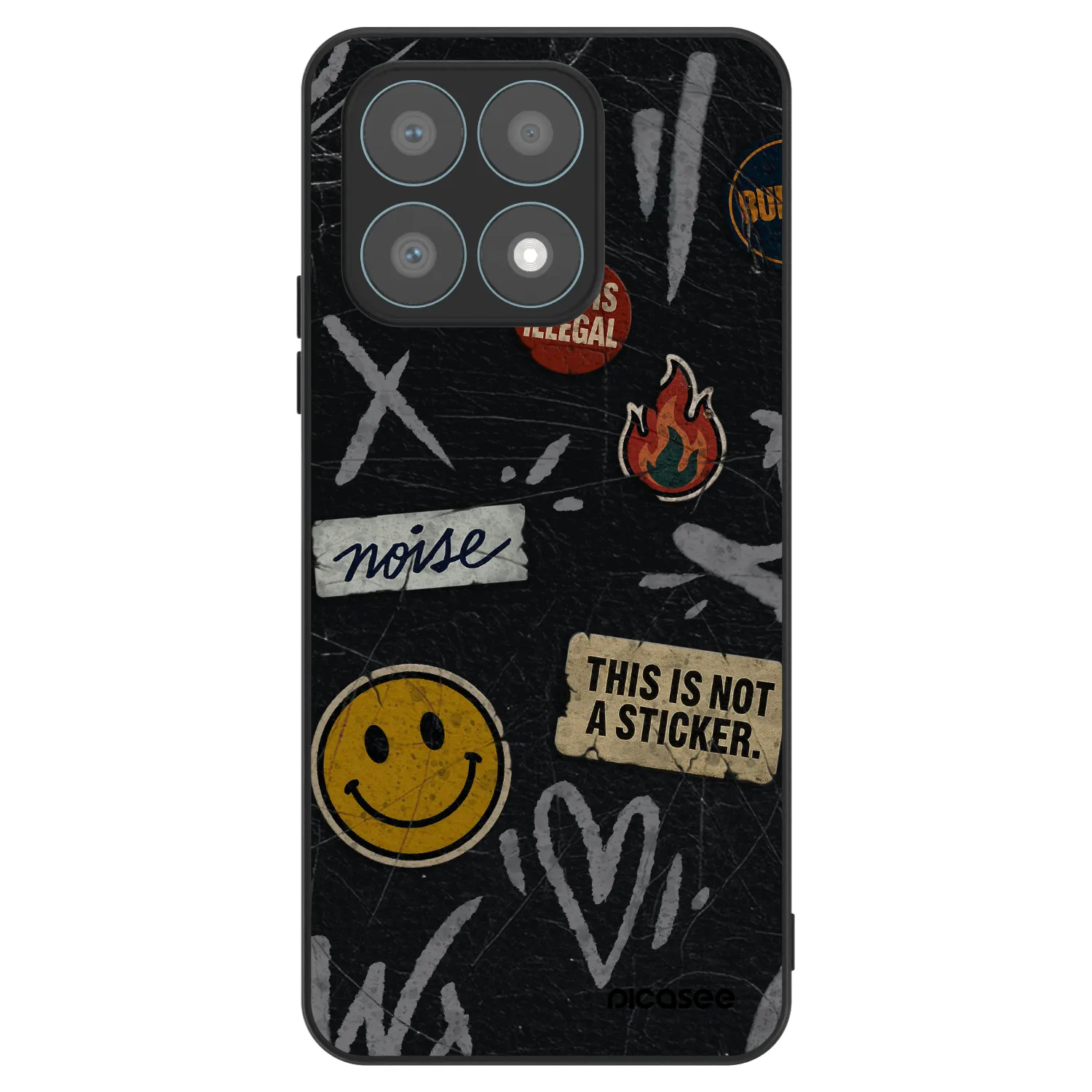 Picasee ULTIMATE CASE pentru Honor X8a - STICKERS x TAGS