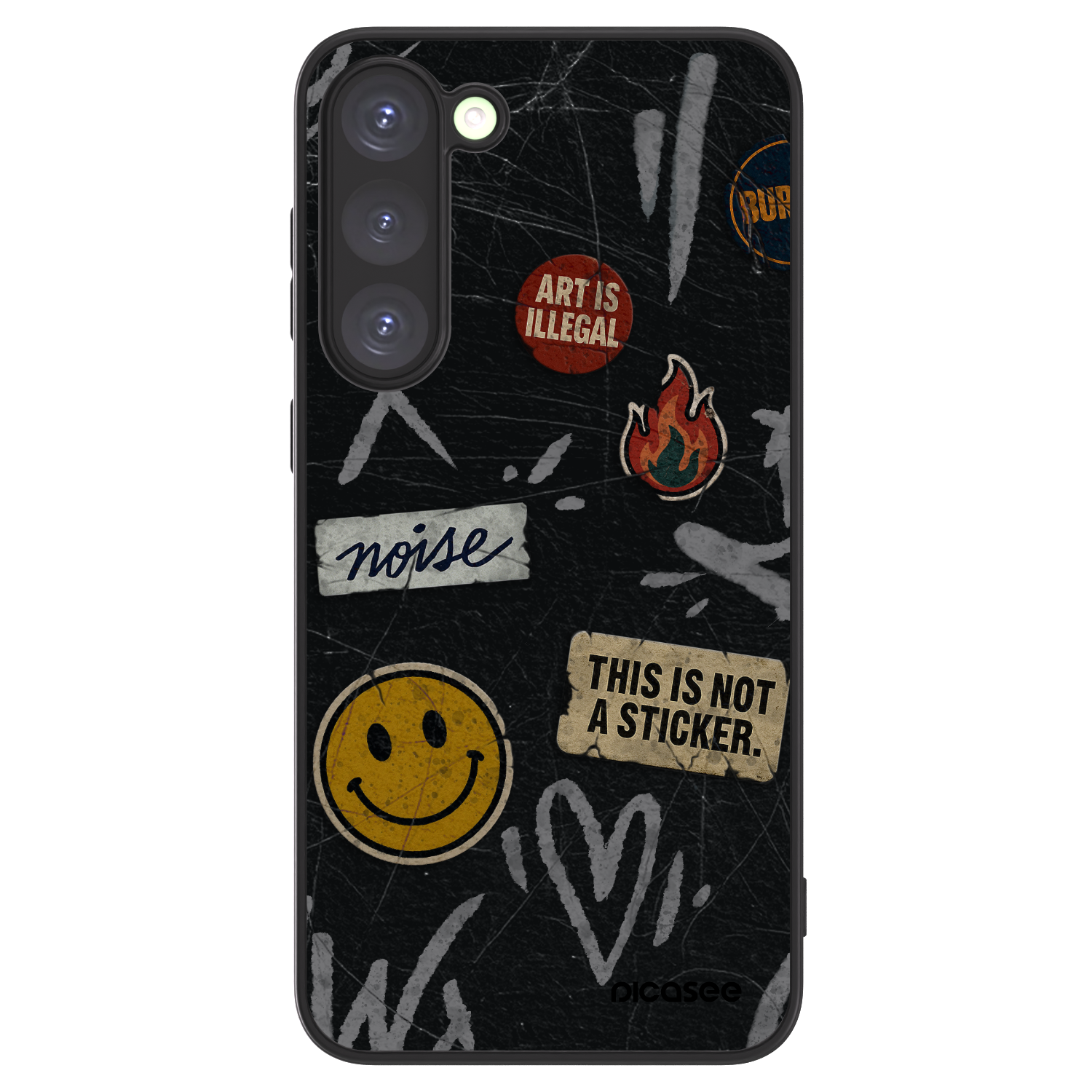 Picasee ULTIMATE CASE PowerShare pentru Samsung Galaxy S23+ 5G - STICKERS x TAGS
