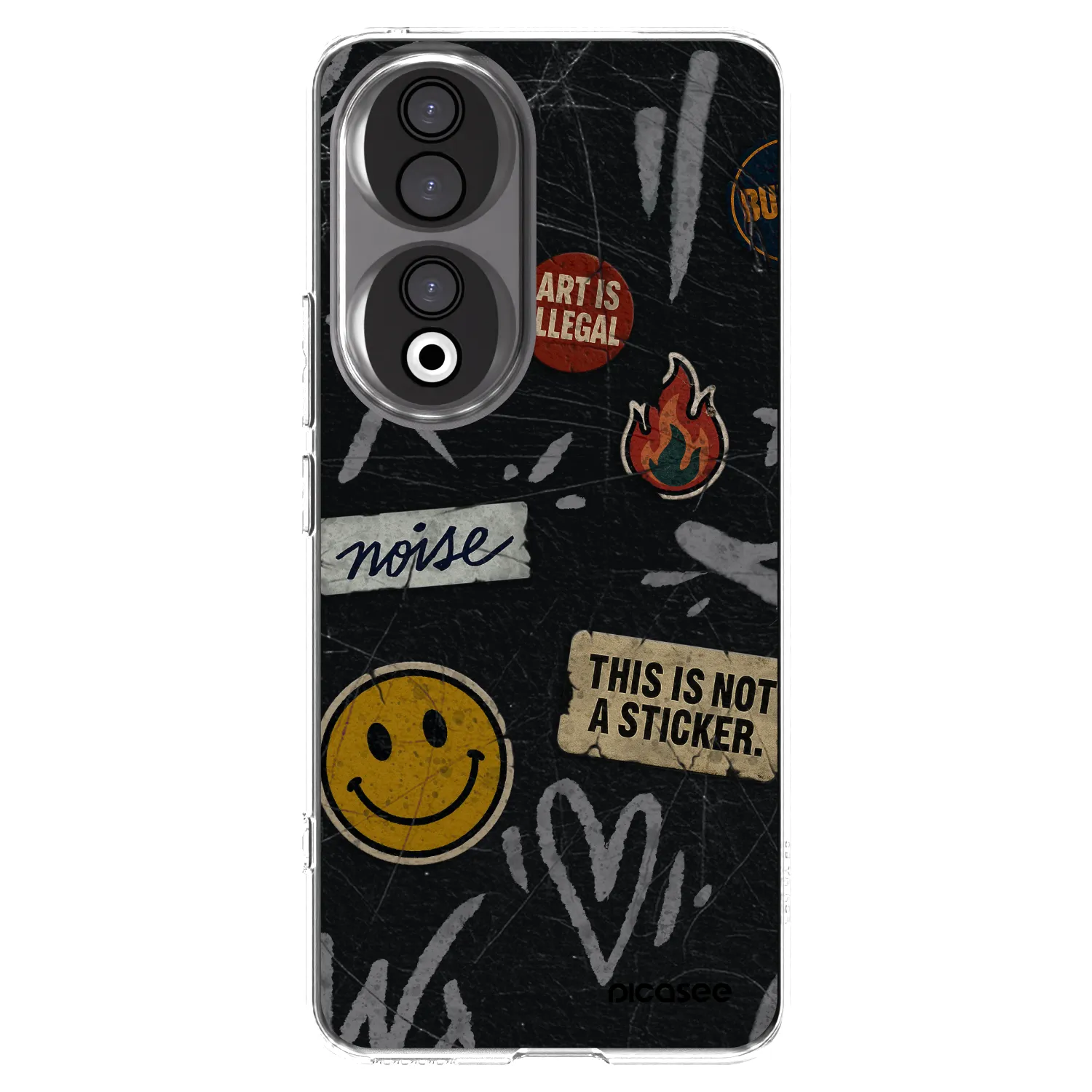 Picasee husă transparentă din silicon pentru Honor 90 5G - STICKERS x TAGS