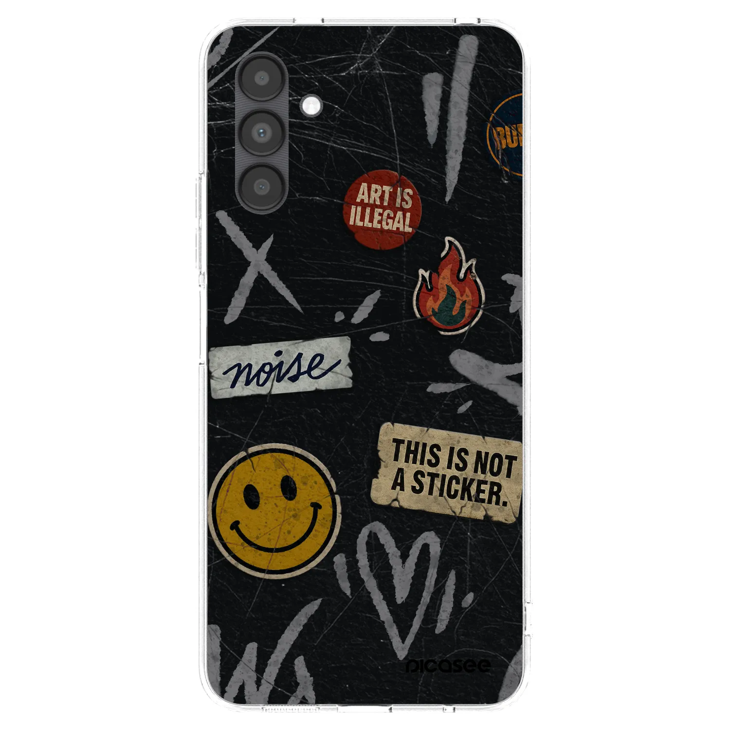 Picasee husă transparentă din silicon pentru Samsung Galaxy A04s A047F - STICKERS x TAGS