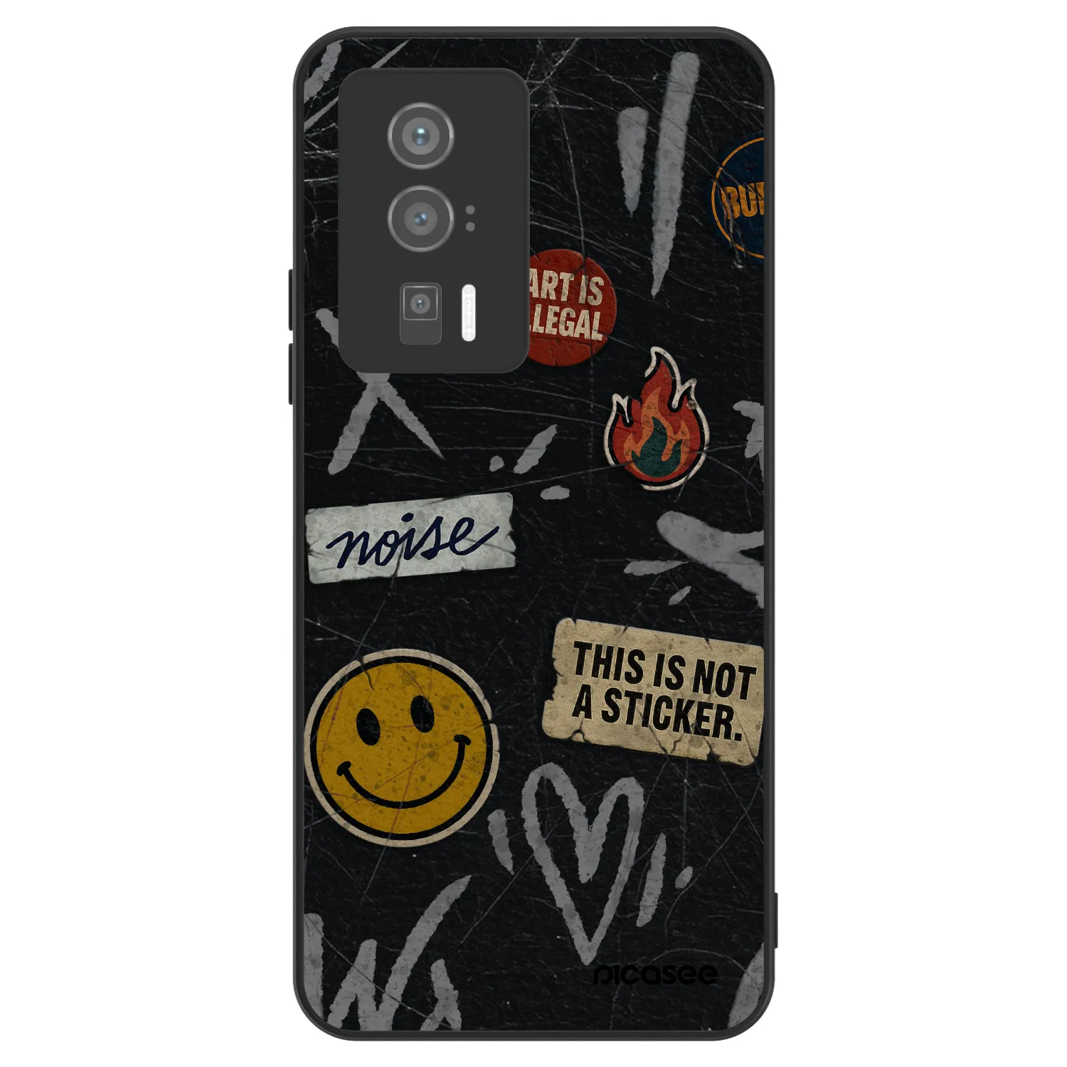 Picasee ULTIMATE CASE pentru Xiaomi Poco F5 Pro 5G - STICKERS x TAGS