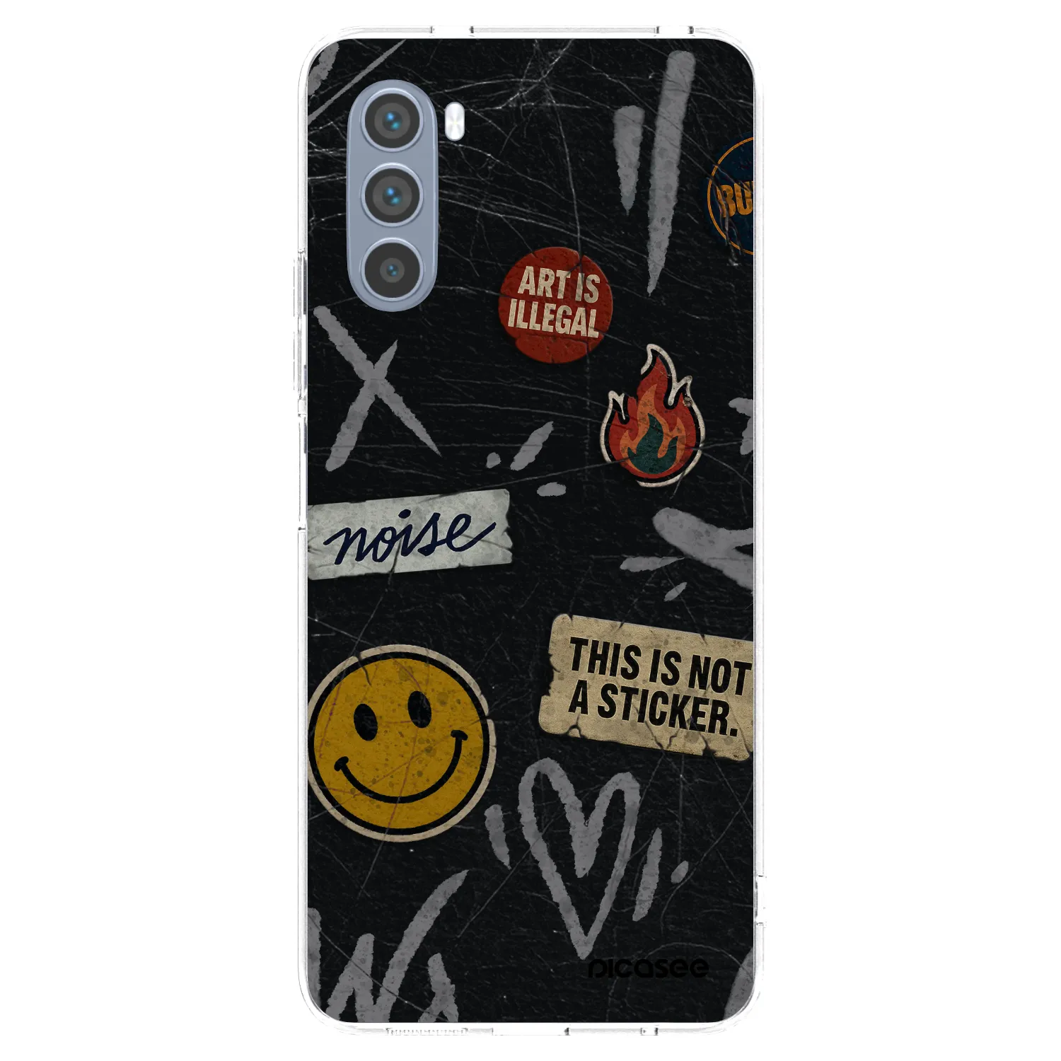 Picasee husă transparentă din silicon pentru Motorola Moto G62 - STICKERS x TAGS