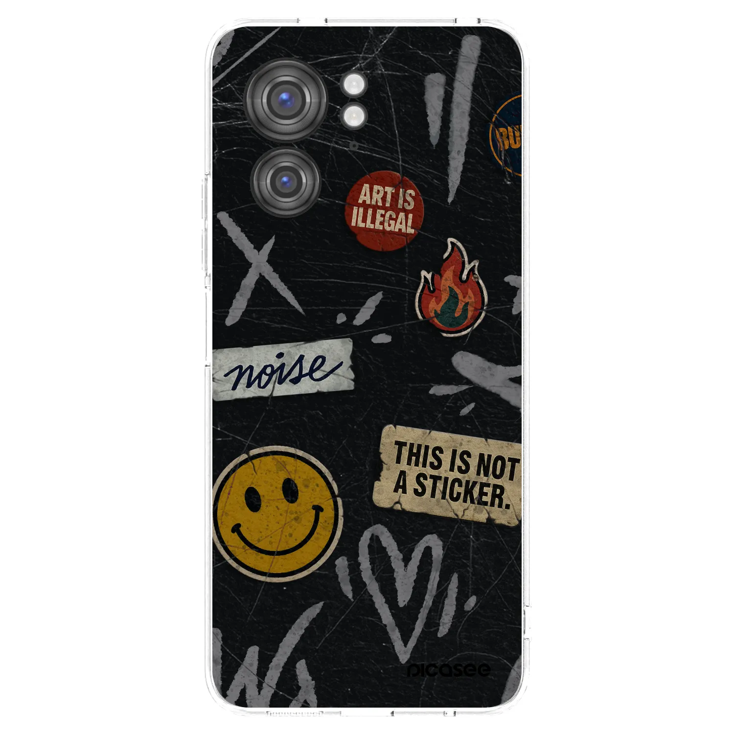 Picasee husă transparentă din silicon pentru Motorola Edge 40 - STICKERS x TAGS