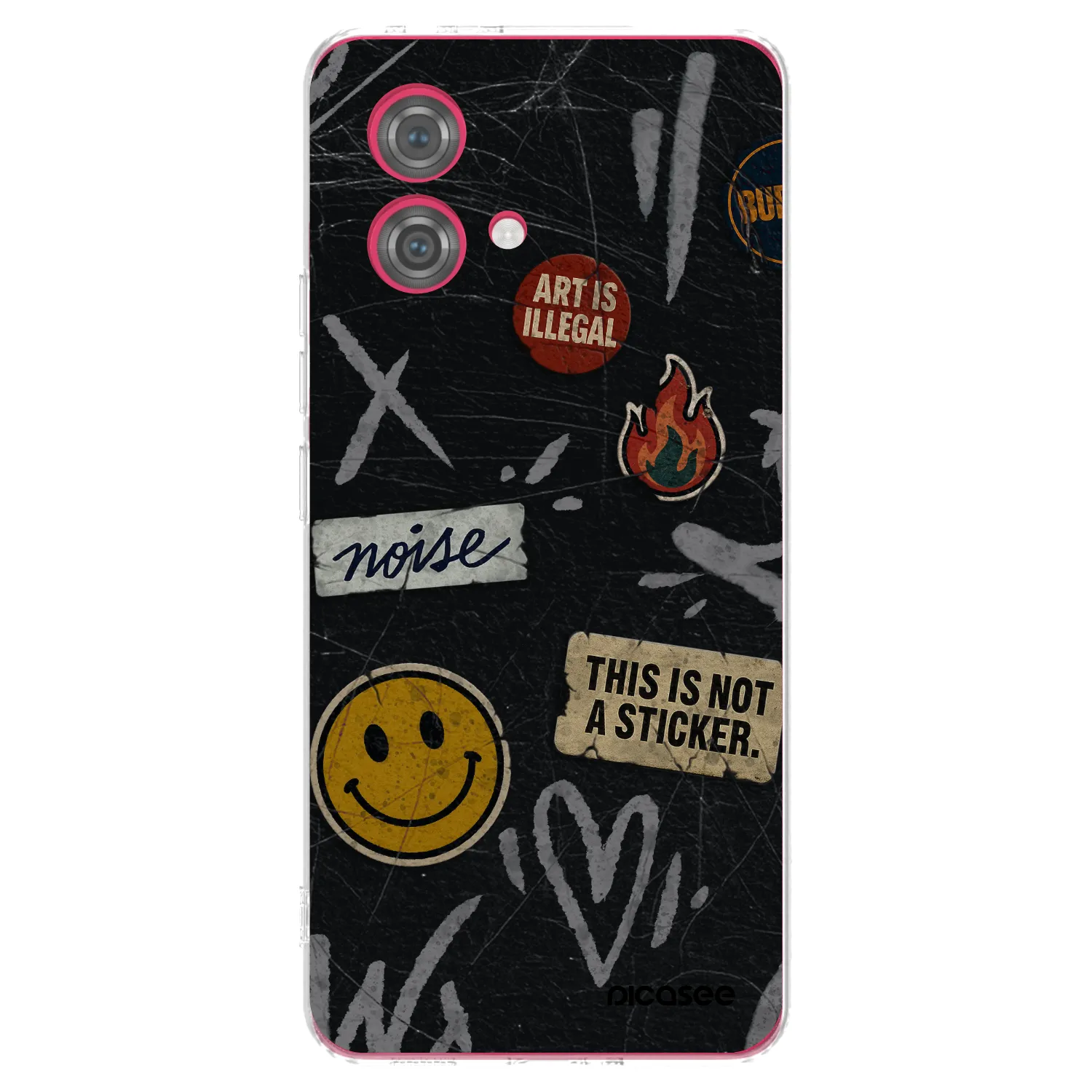 Picasee husă transparentă din silicon pentru Motorola Moto G84 5G - STICKERS x TAGS