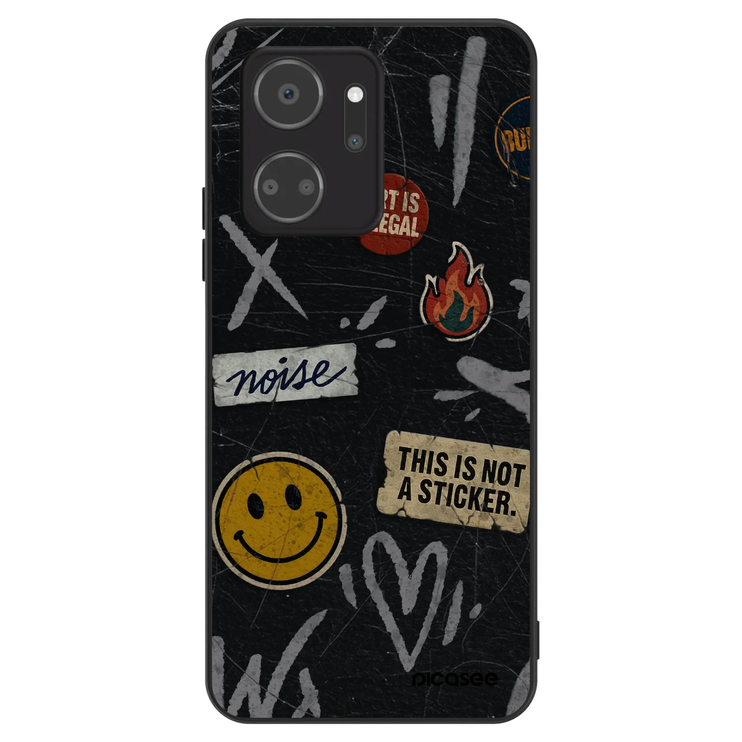 Picasee ULTIMATE CASE pentru Honor X7a - STICKERS x TAGS