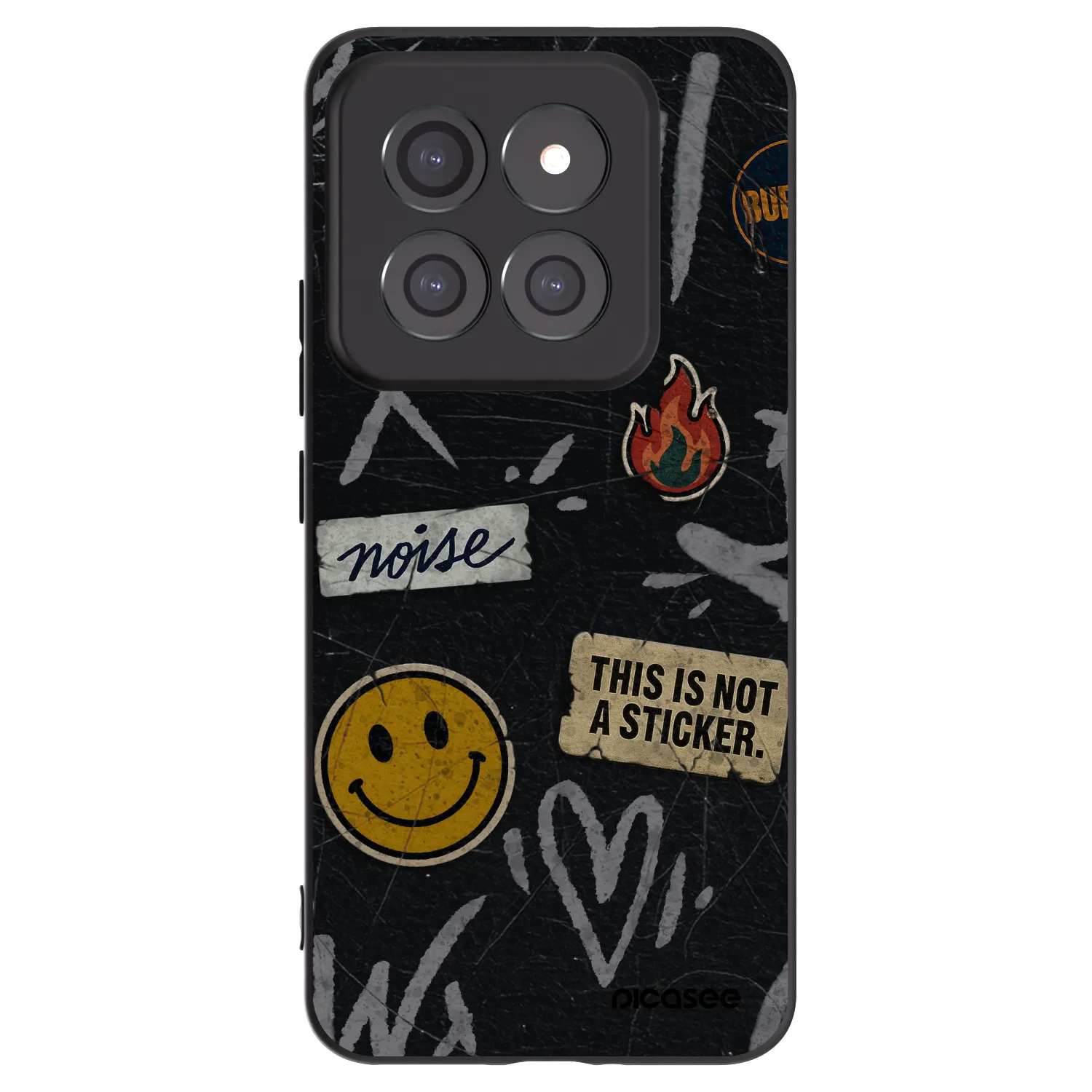 Picasee husă neagră din silicon pentru Xiaomi 14 Pro - STICKERS x TAGS