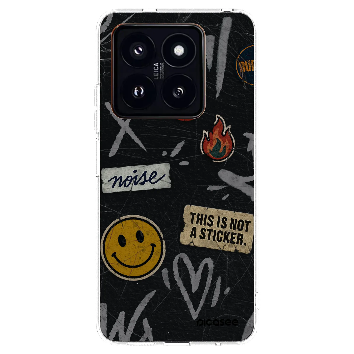 Picasee husă transparentă din silicon pentru Xiaomi 14 Pro - STICKERS x TAGS