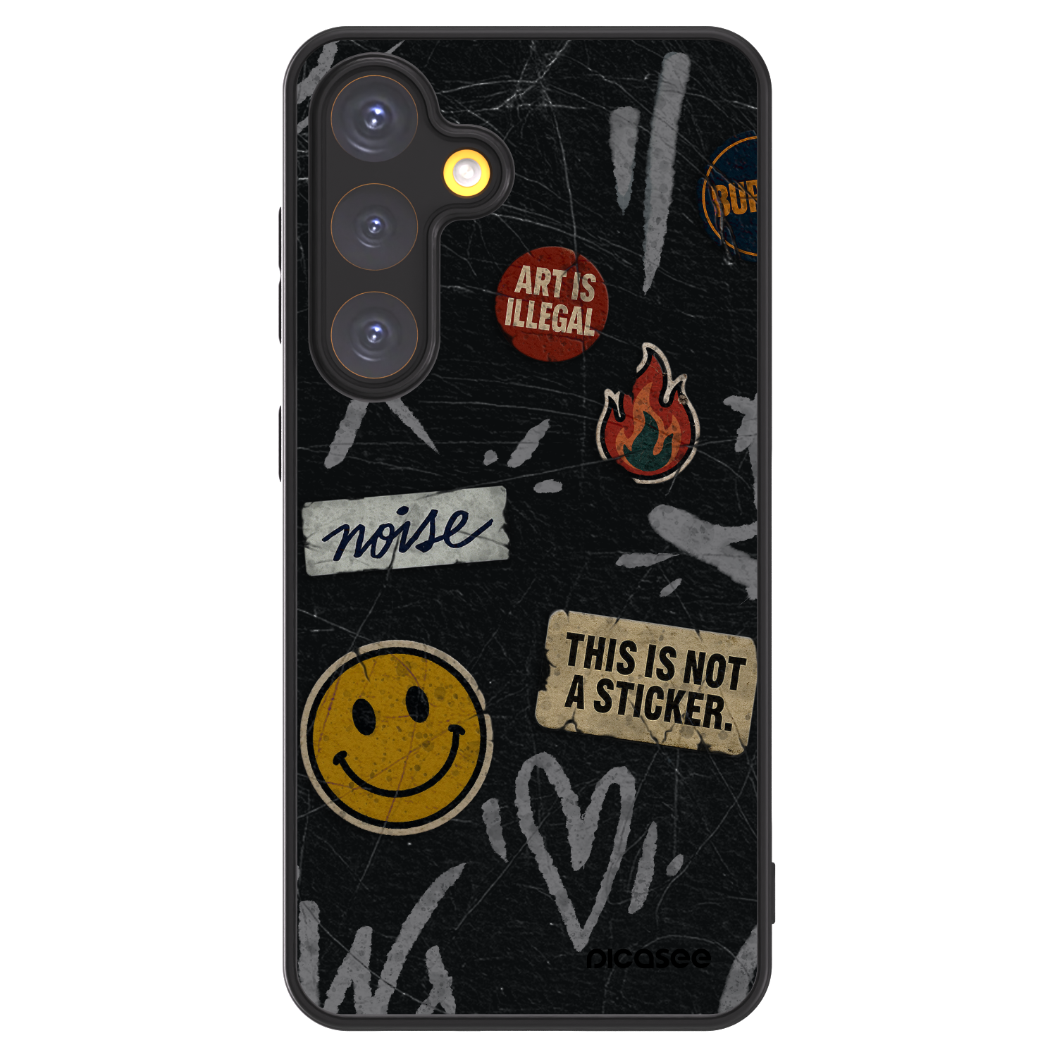 Picasee ULTIMATE CASE PowerShare pentru Samsung Galaxy S24 S921B 5G - STICKERS x TAGS