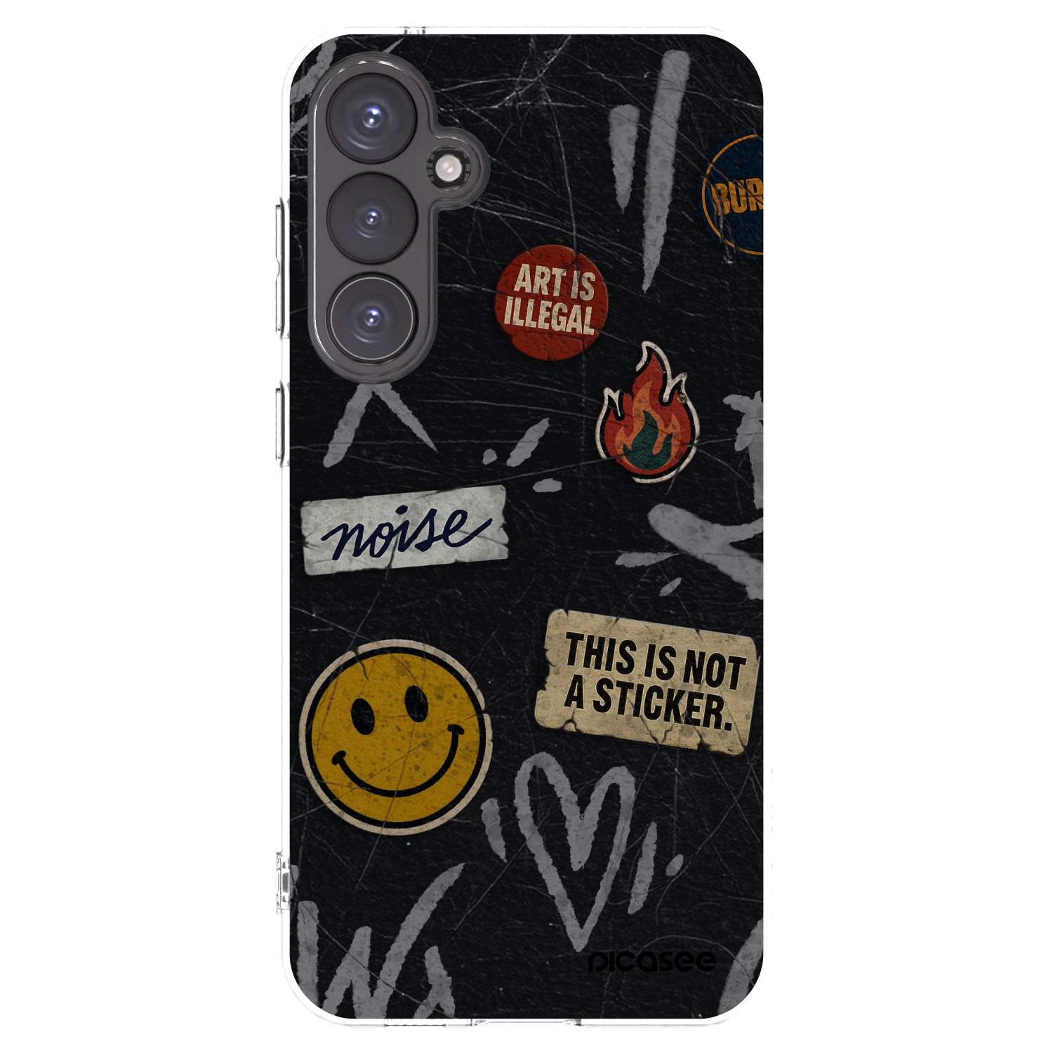 Picasee husă transparentă din silicon pentru Samsung Galaxy S23 FE S711B - STICKERS x TAGS