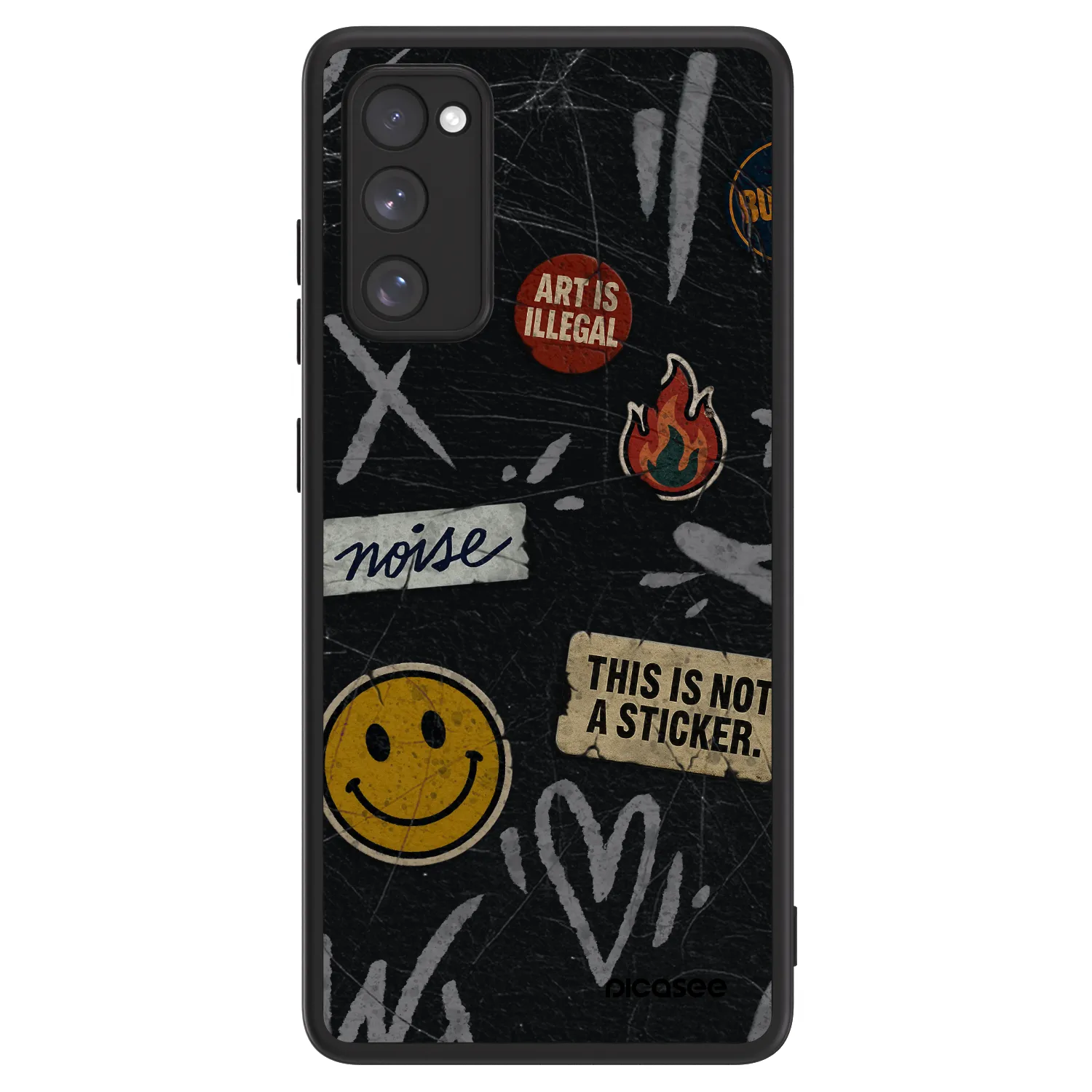 Picasee ULTIMATE CASE PowerShare pentru Samsung Galaxy S20 FE - STICKERS x TAGS