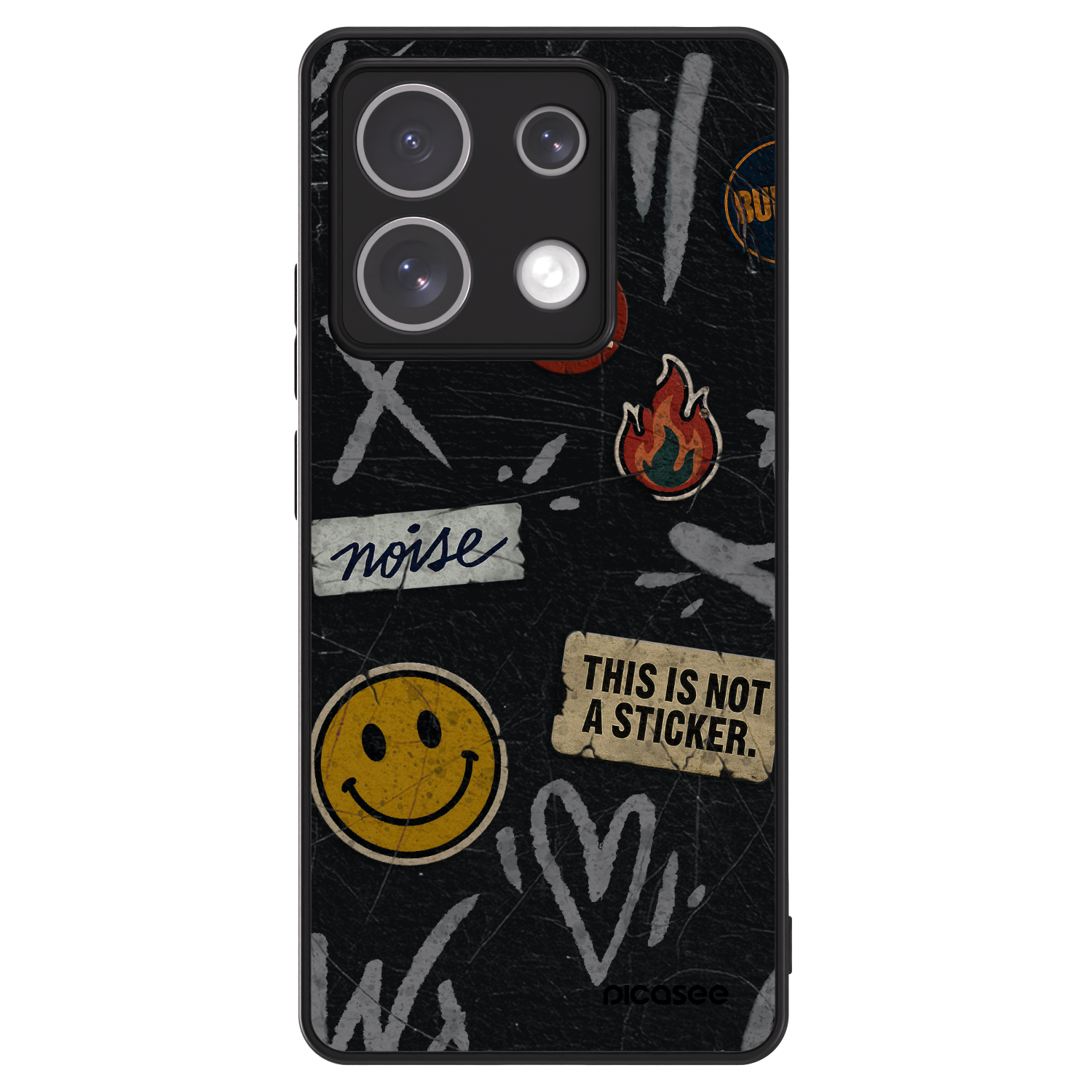Picasee ULTIMATE CASE pentru Xiaomi Redmi Note 13 5G - STICKERS x TAGS