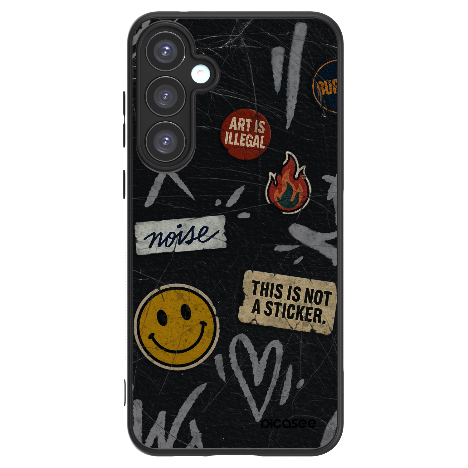 Picasee ULTIMATE CASE pentru Samsung Galaxy A55 5G A556B - STICKERS x TAGS